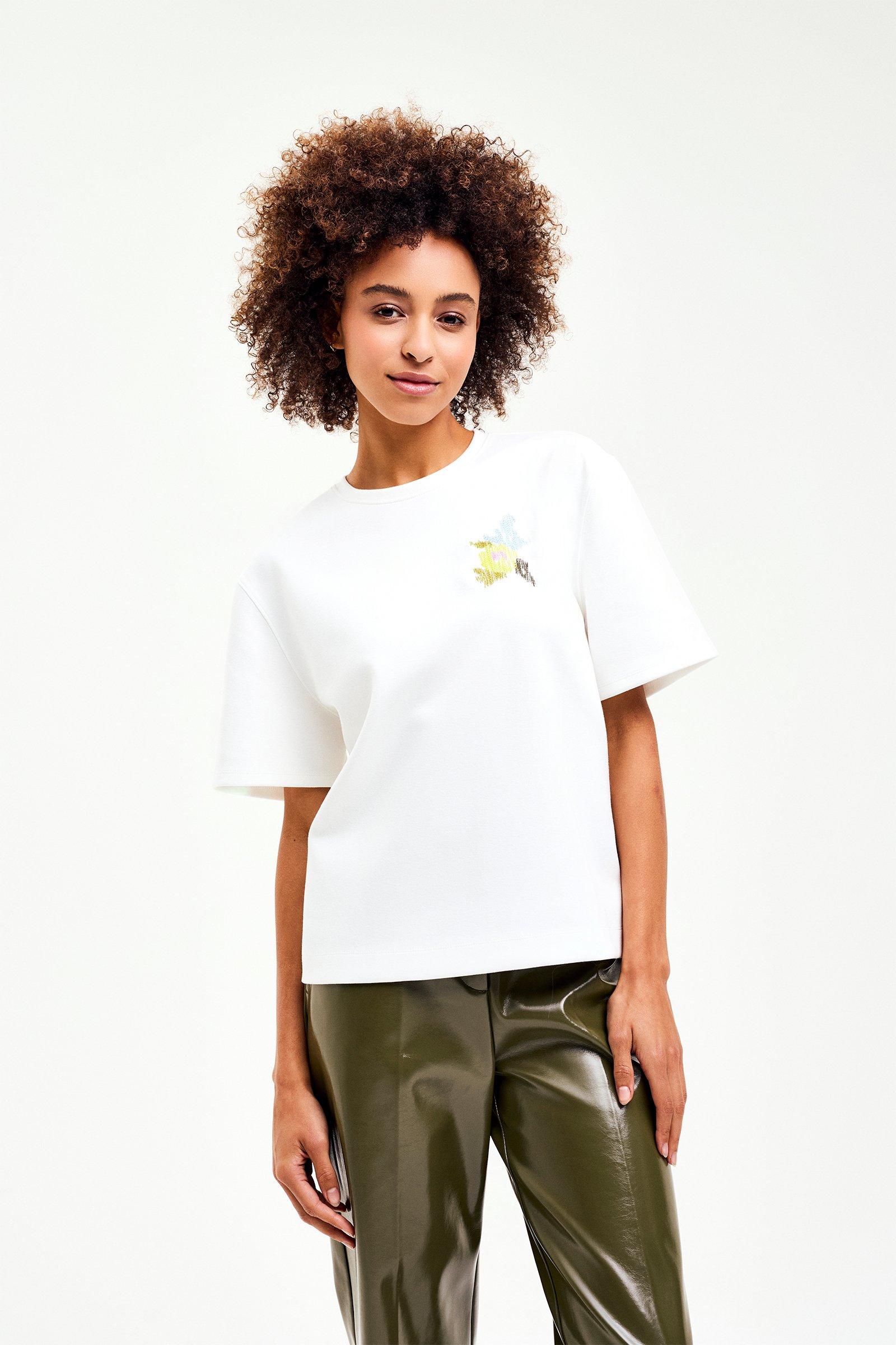 CKS - SARIA - t-shirt korte mouwen - lichtbeige