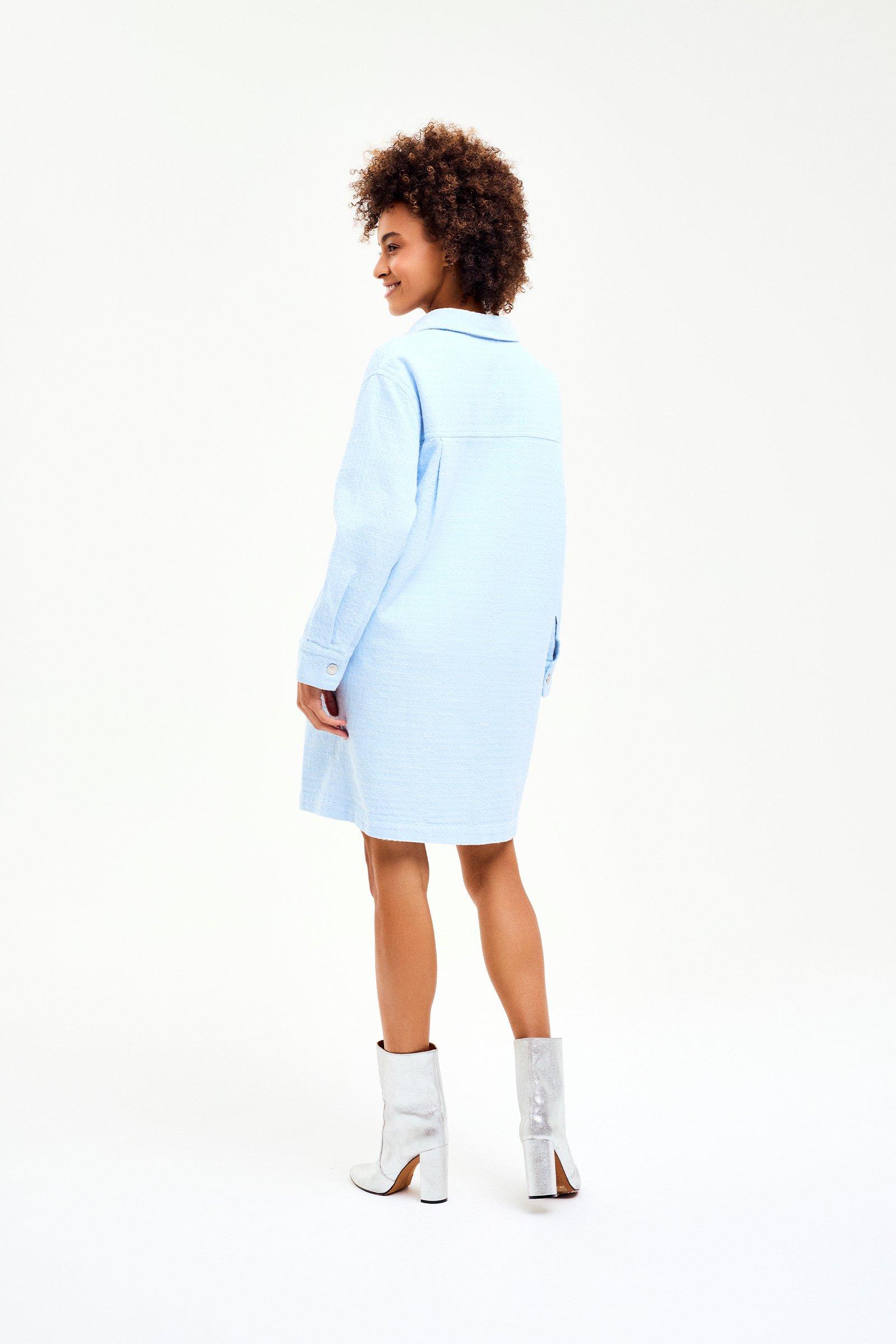 CKS - DROP - robe courte - bleu clair