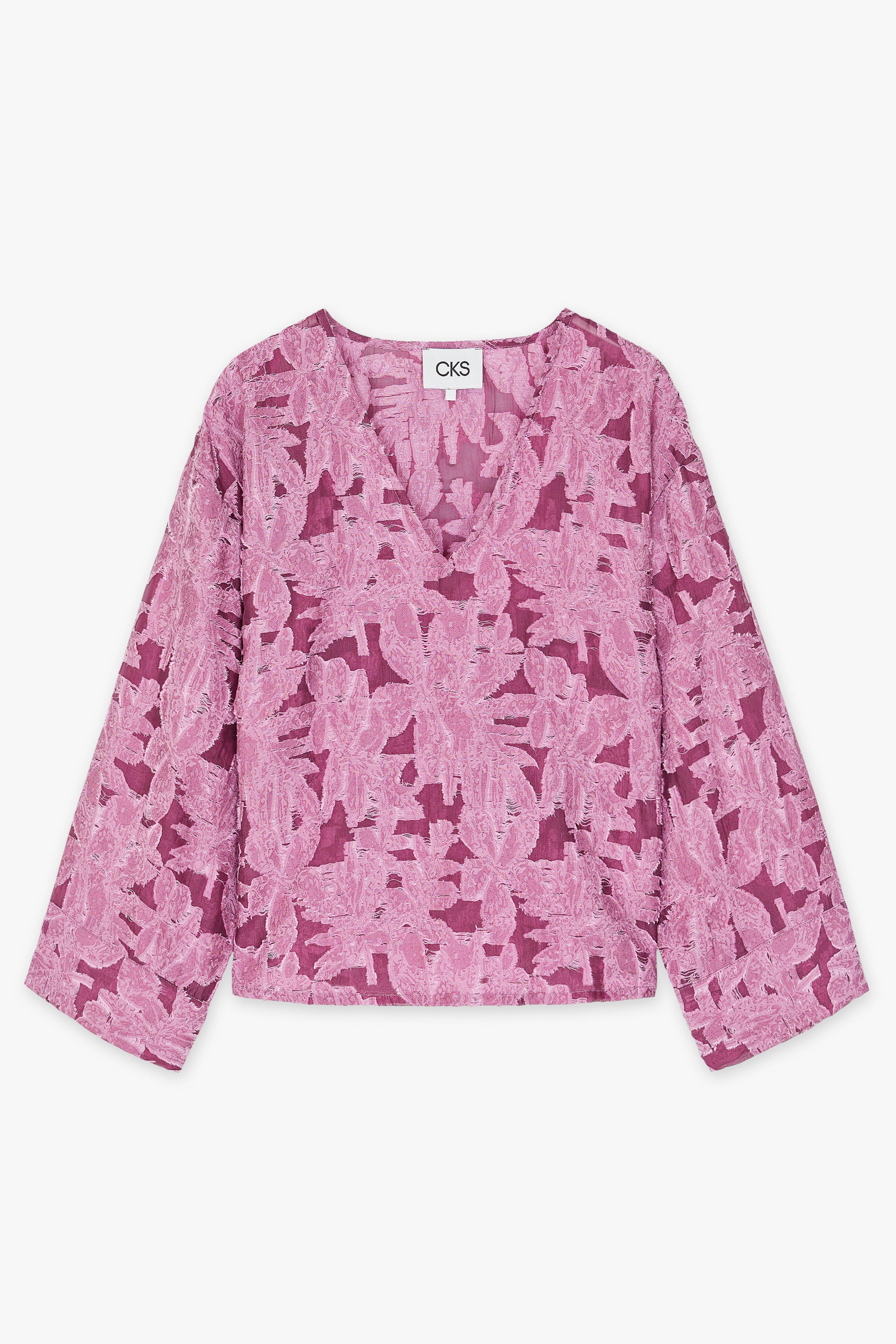CKS - SIMEA - blouse korte mouwen - lichtroze