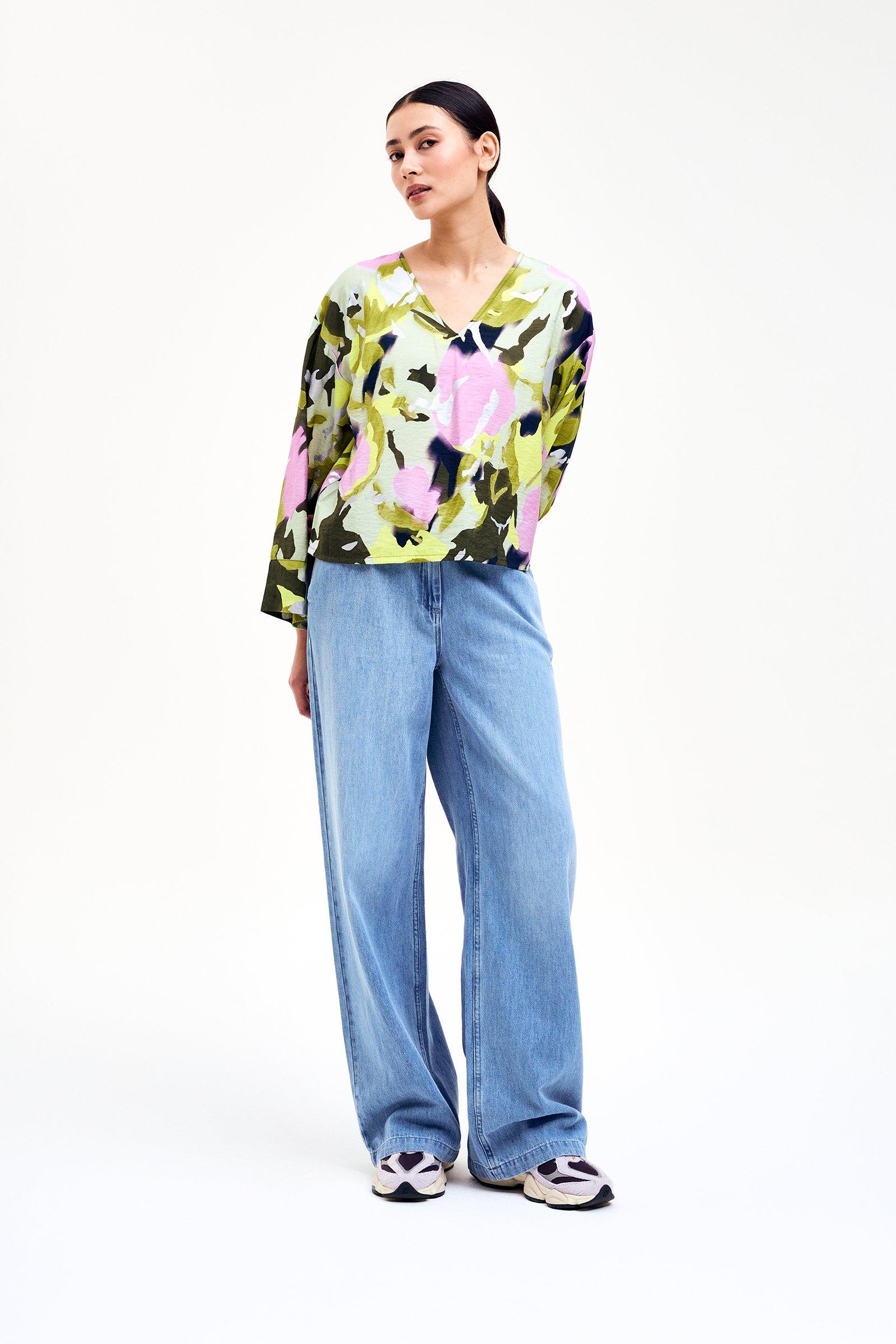 CKS - SIMEA - blouse short sleeves - dark green