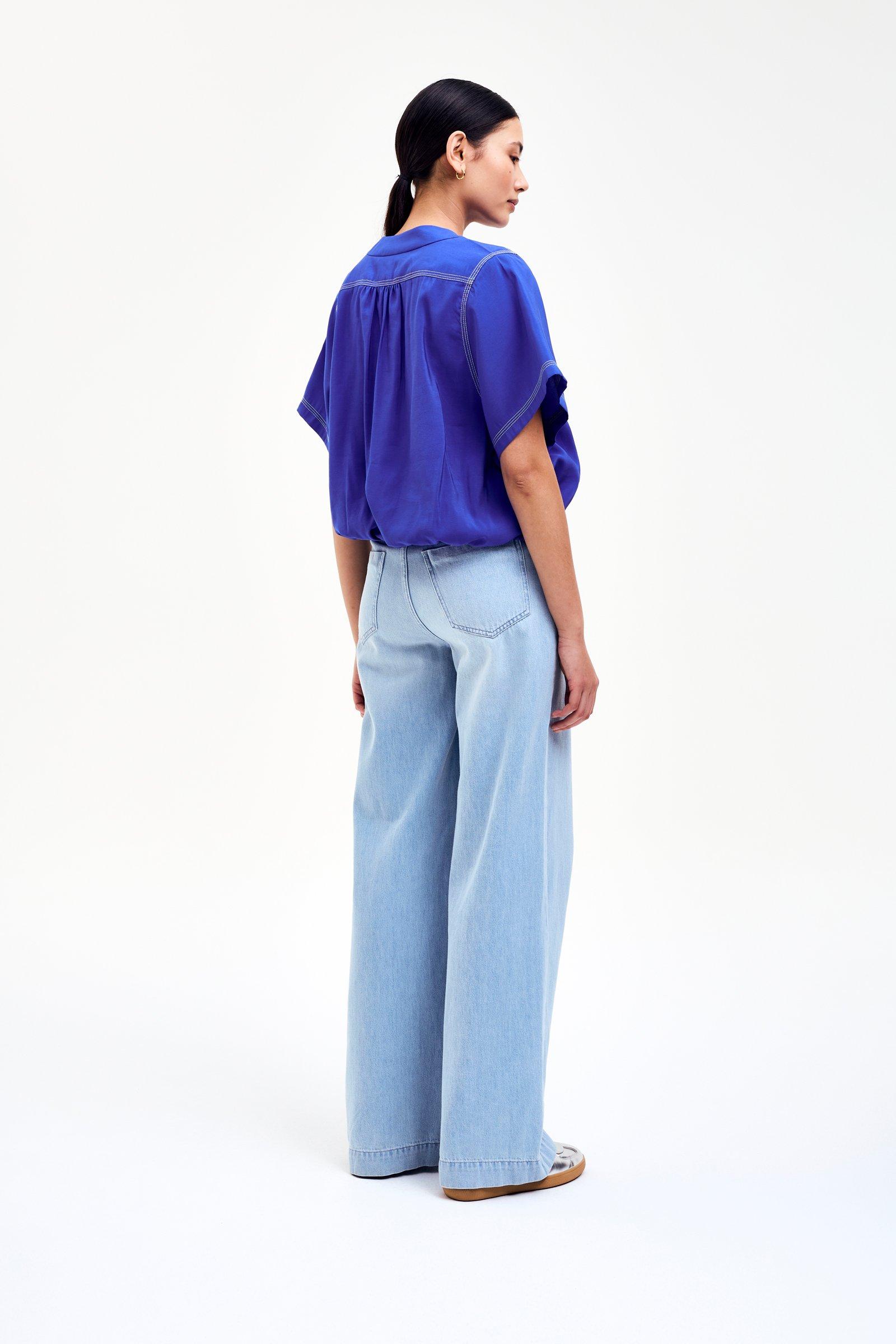 CKS - LEDO - Bluse Lange Ärmel - Hellblau