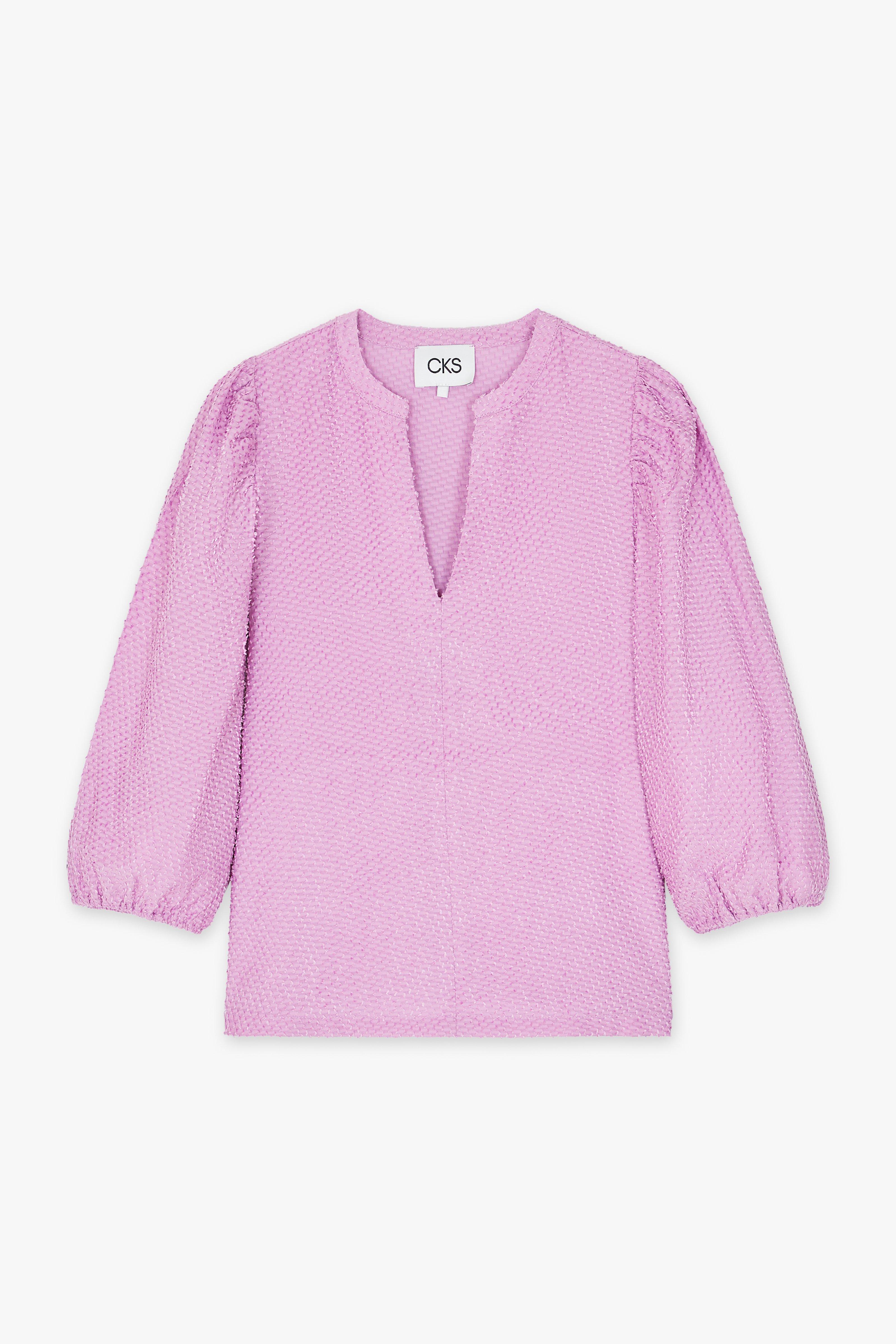 CKS - BULANI - blouse korte mouwen - lichtroze