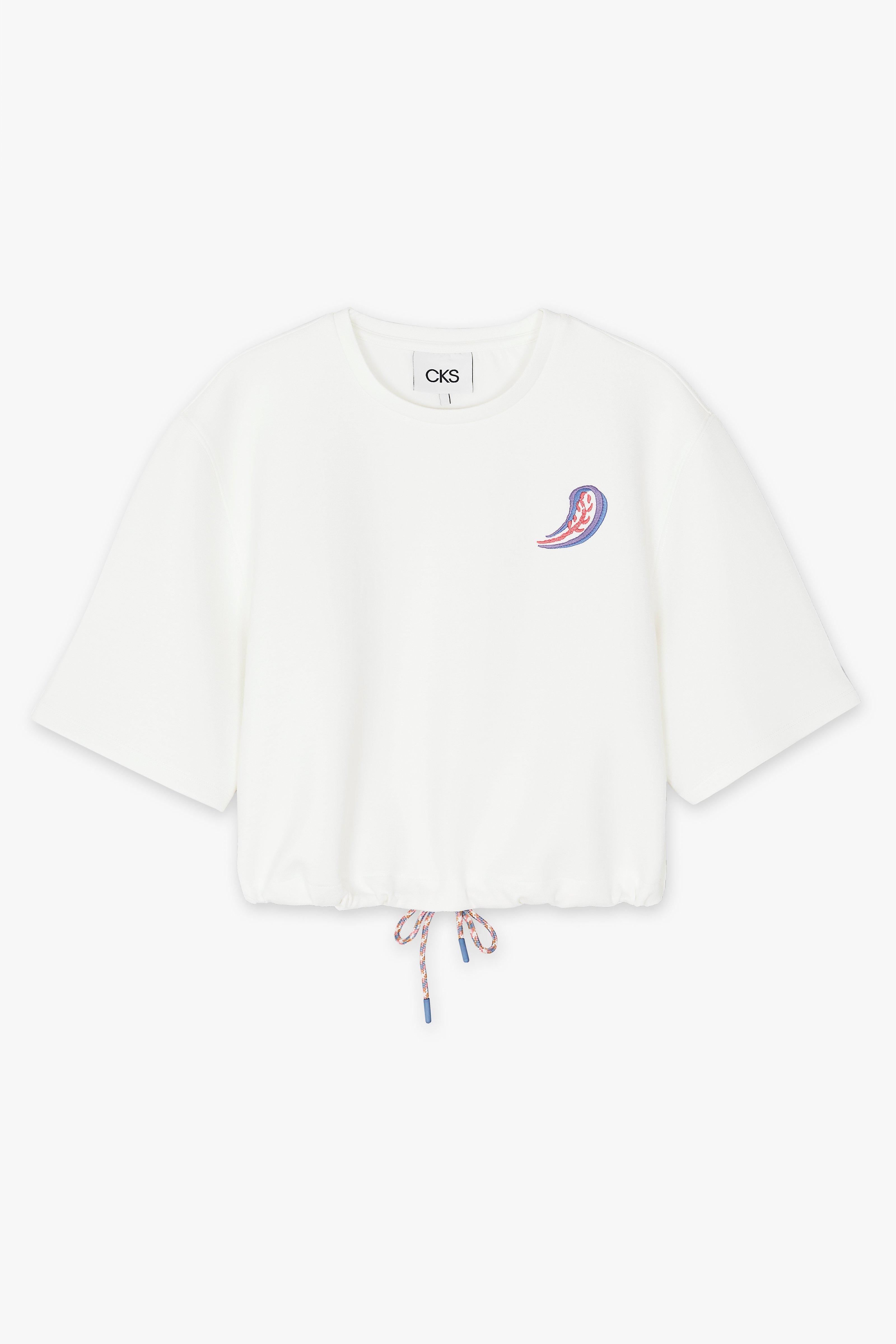 CKS - SARIMI - T-Shirt Kurzarm - Hellbeige