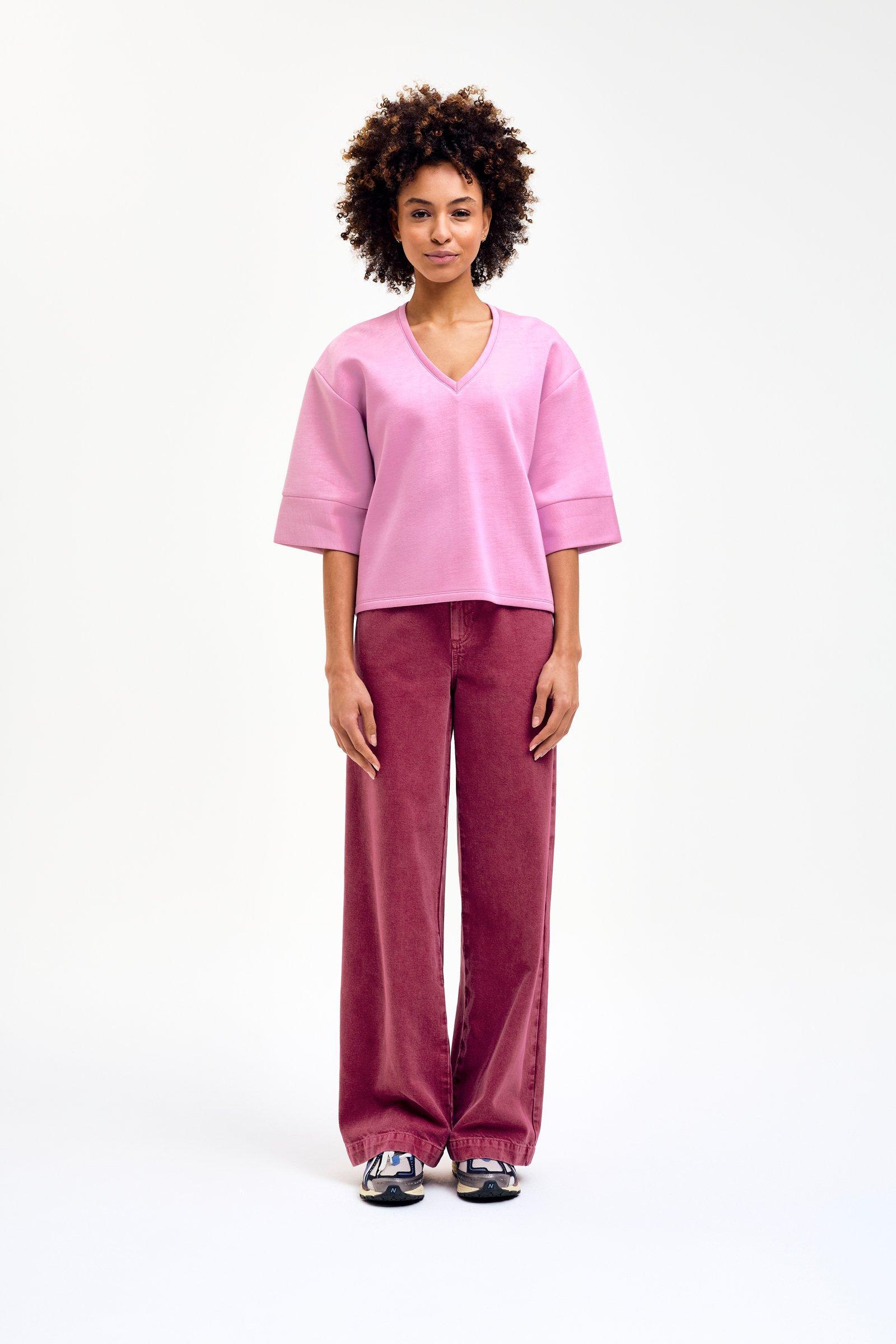 CKS - TIMESA - t-shirt short sleeves - light pink