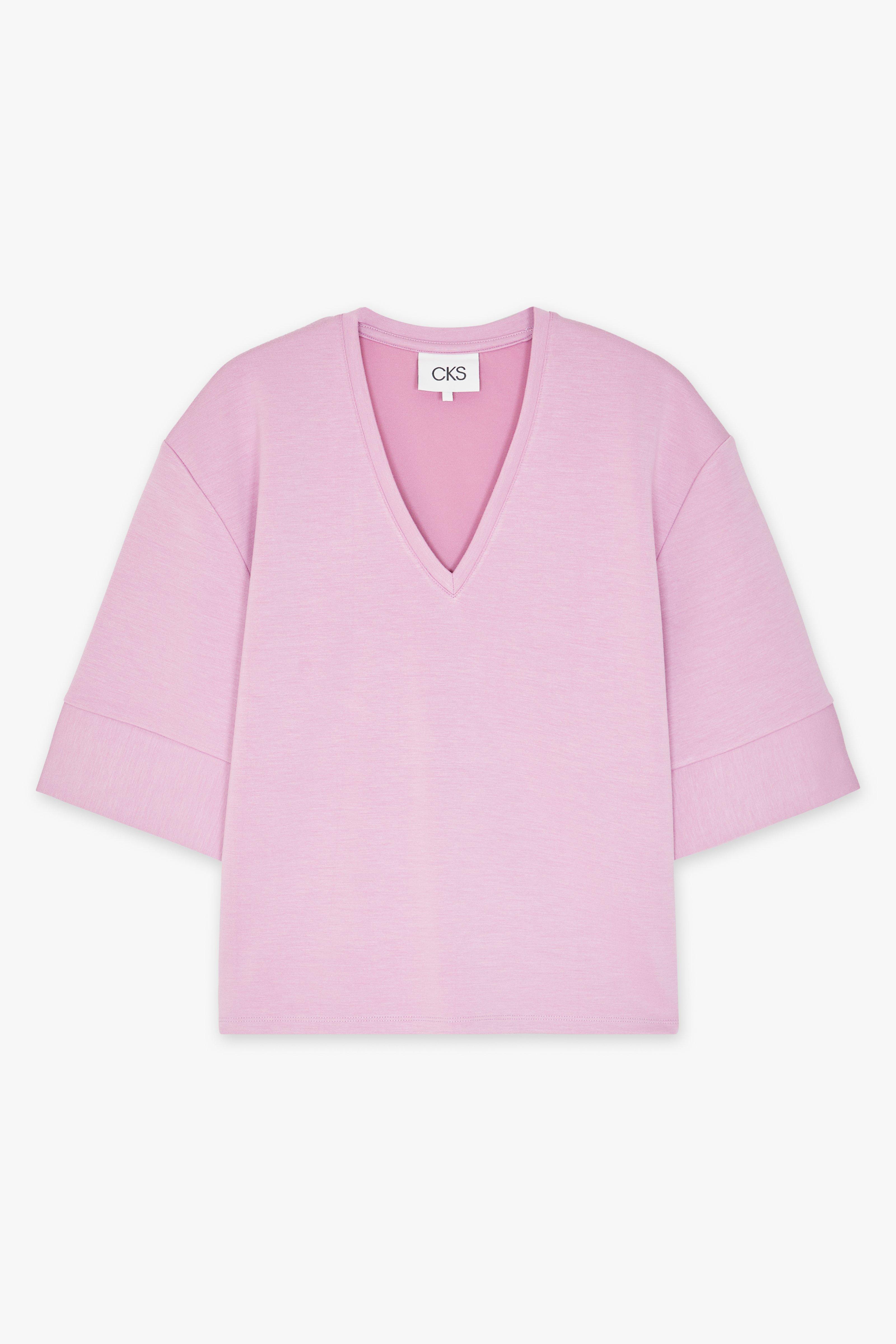 CKS - TIMESA - T-Shirt Kurzarm - Hellrosa