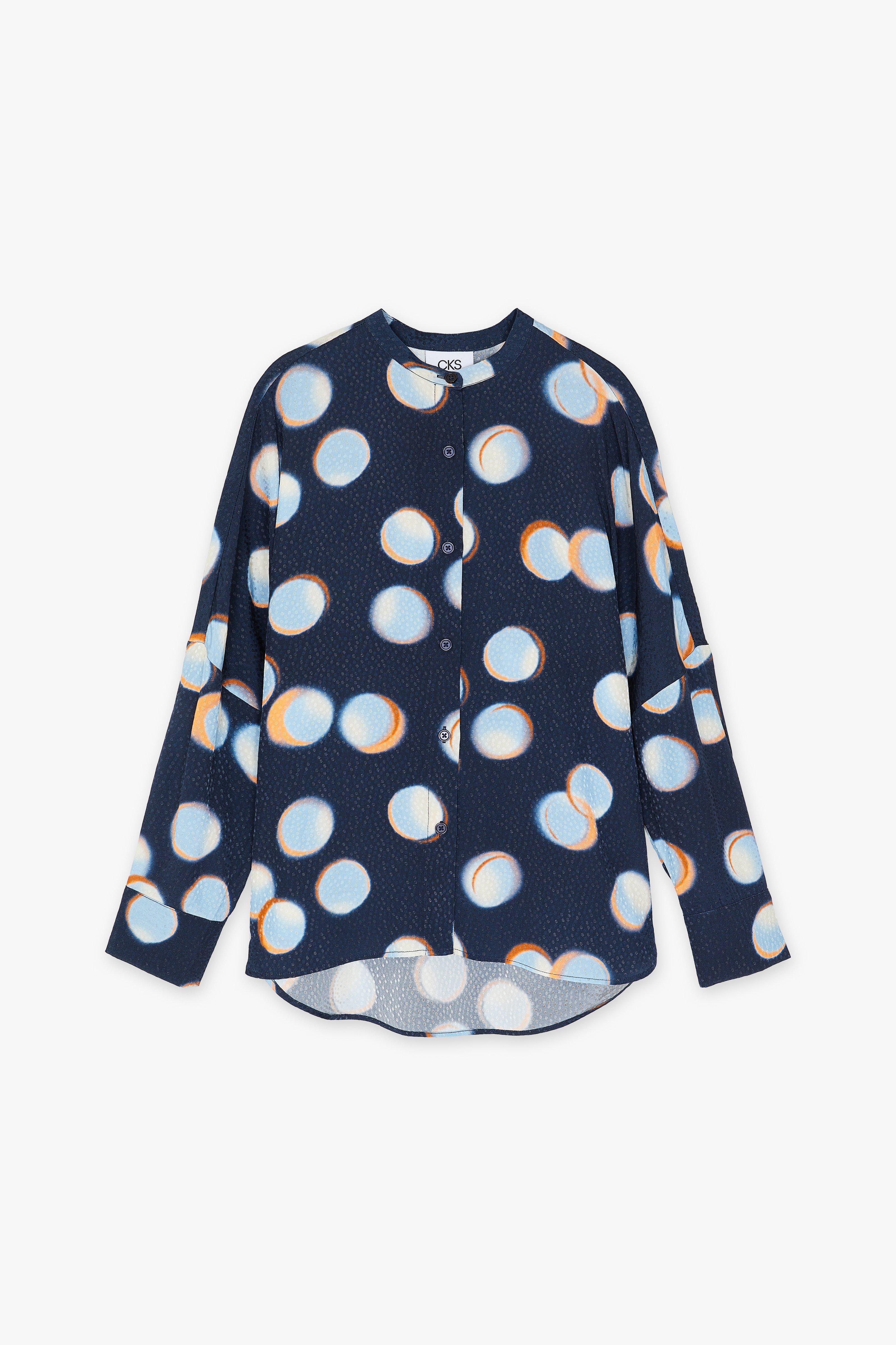 CKS - SAZNO - blouse short sleeves - dark blue