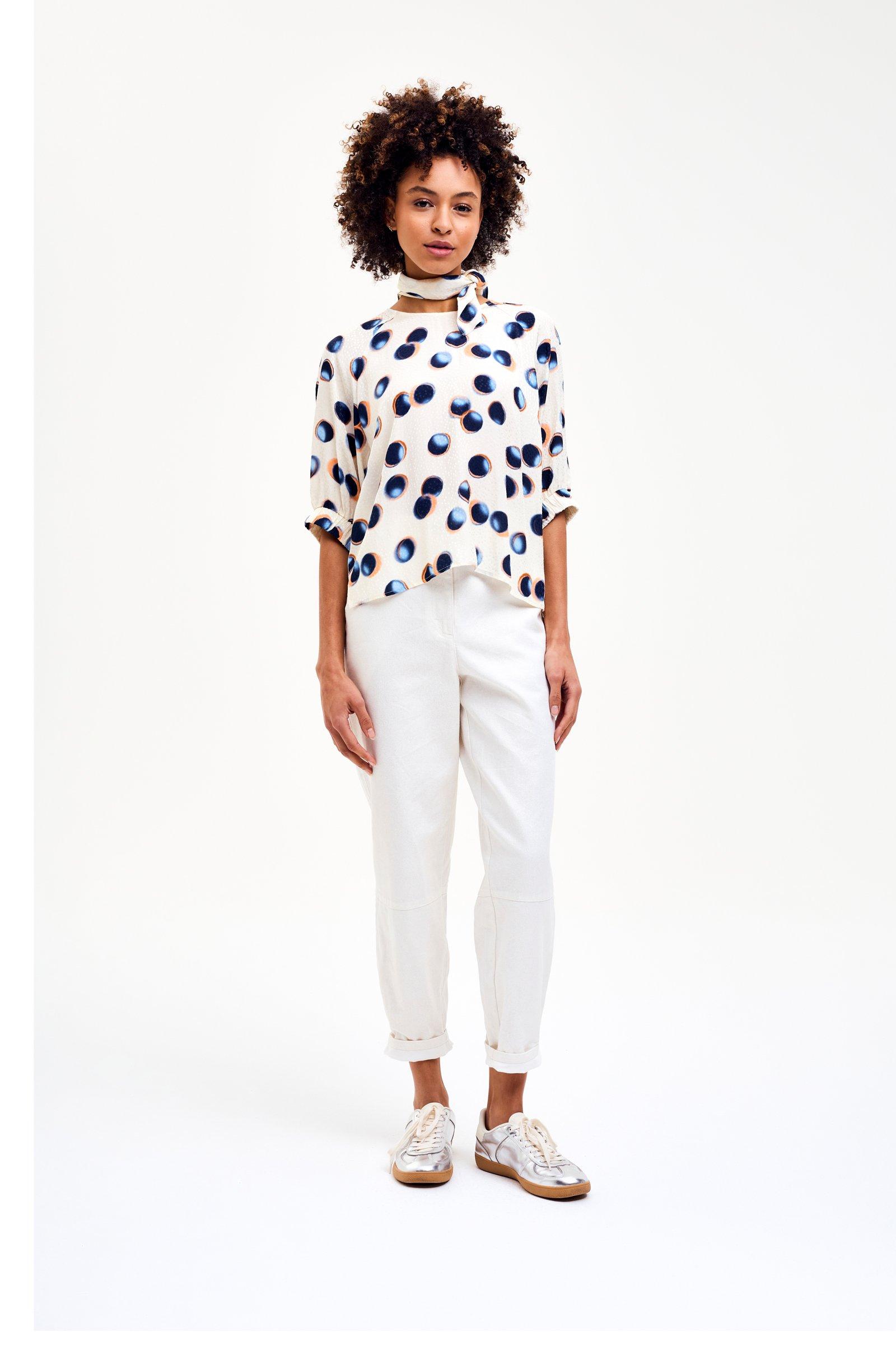 CKS - SERINA - blouse lange mouwen - lichtbeige