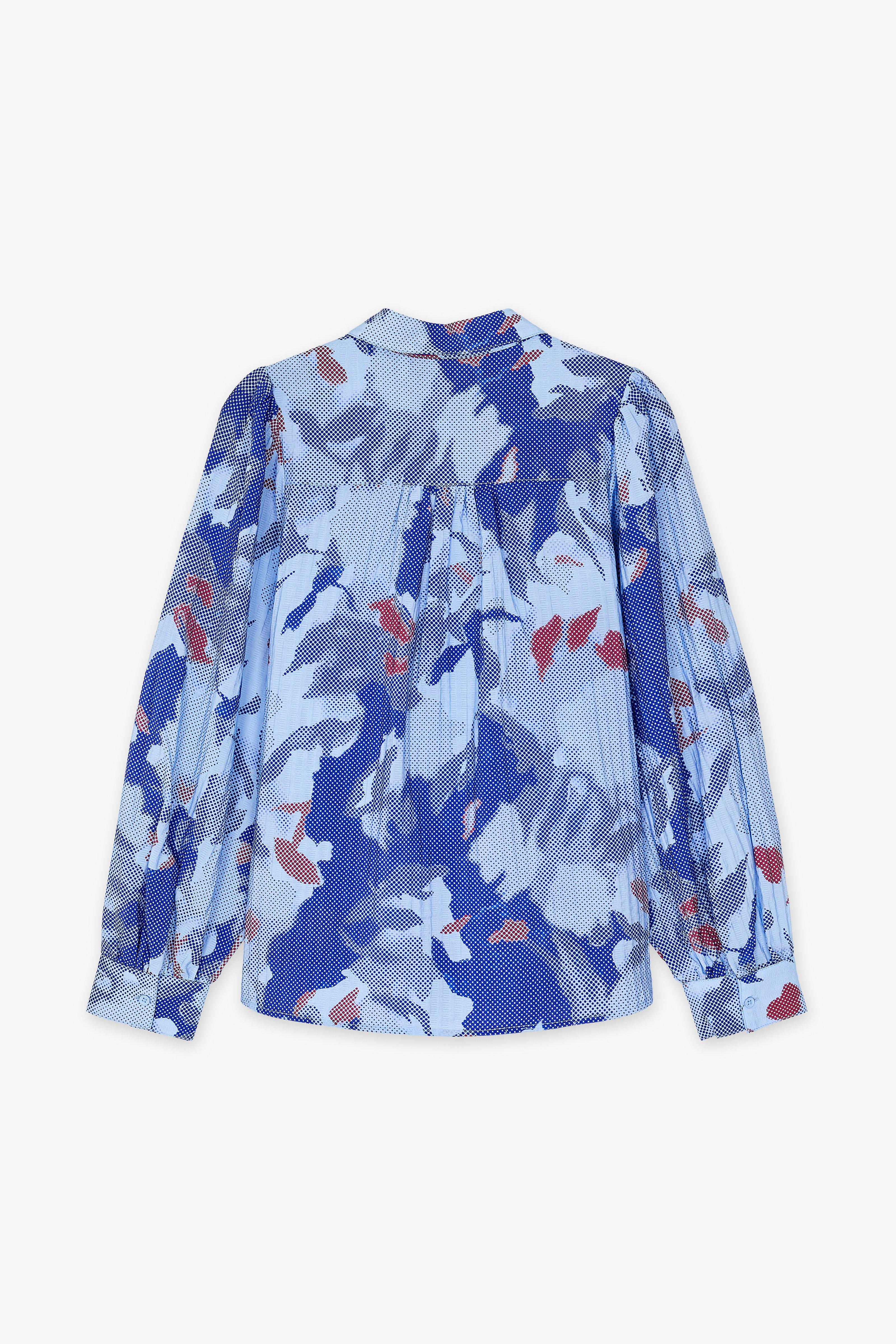 CKS - SHICKO - blouse korte mouwen - blauw