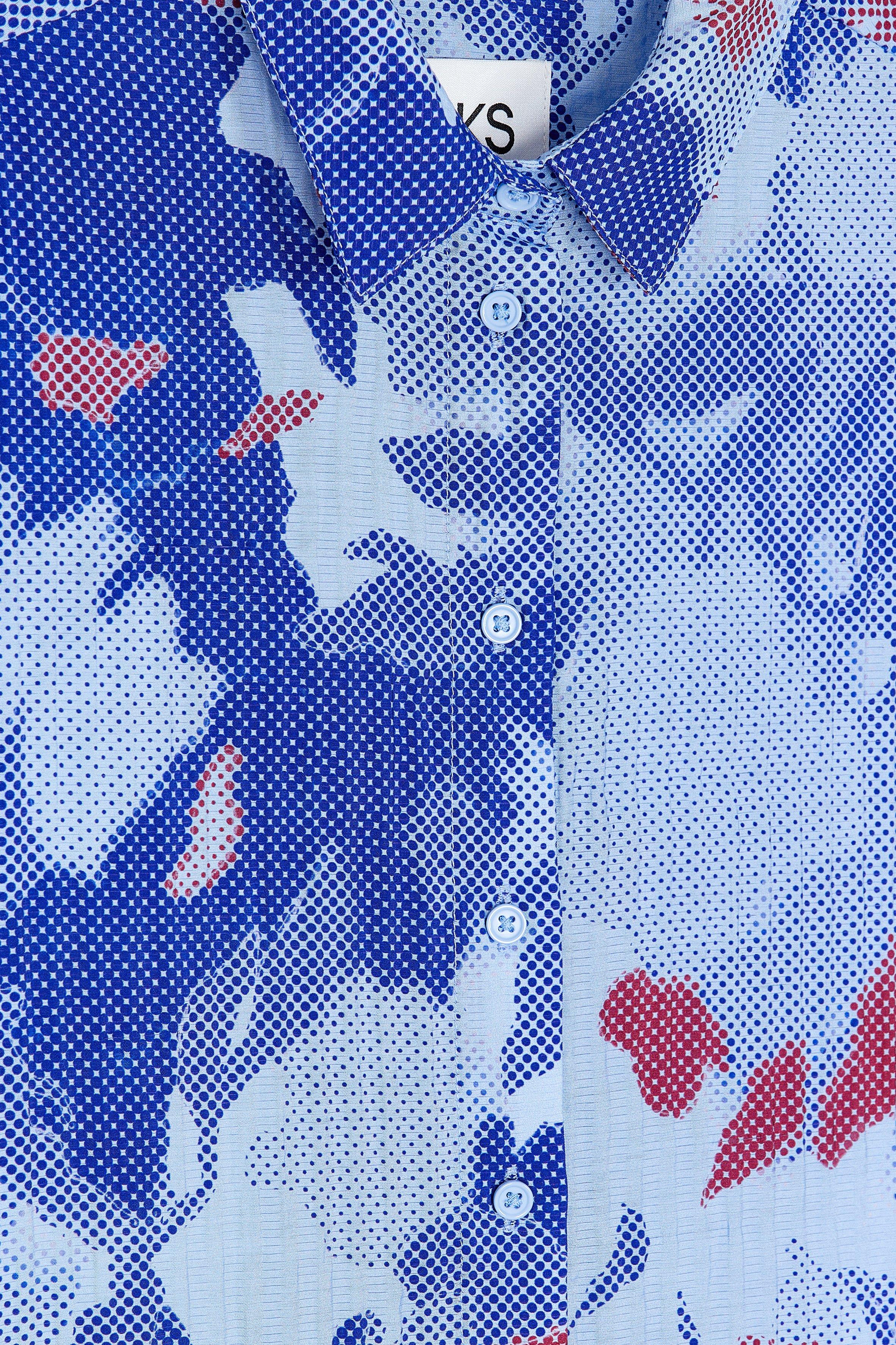 CKS - SHICKO - chemisier à manches courtes - bleu
