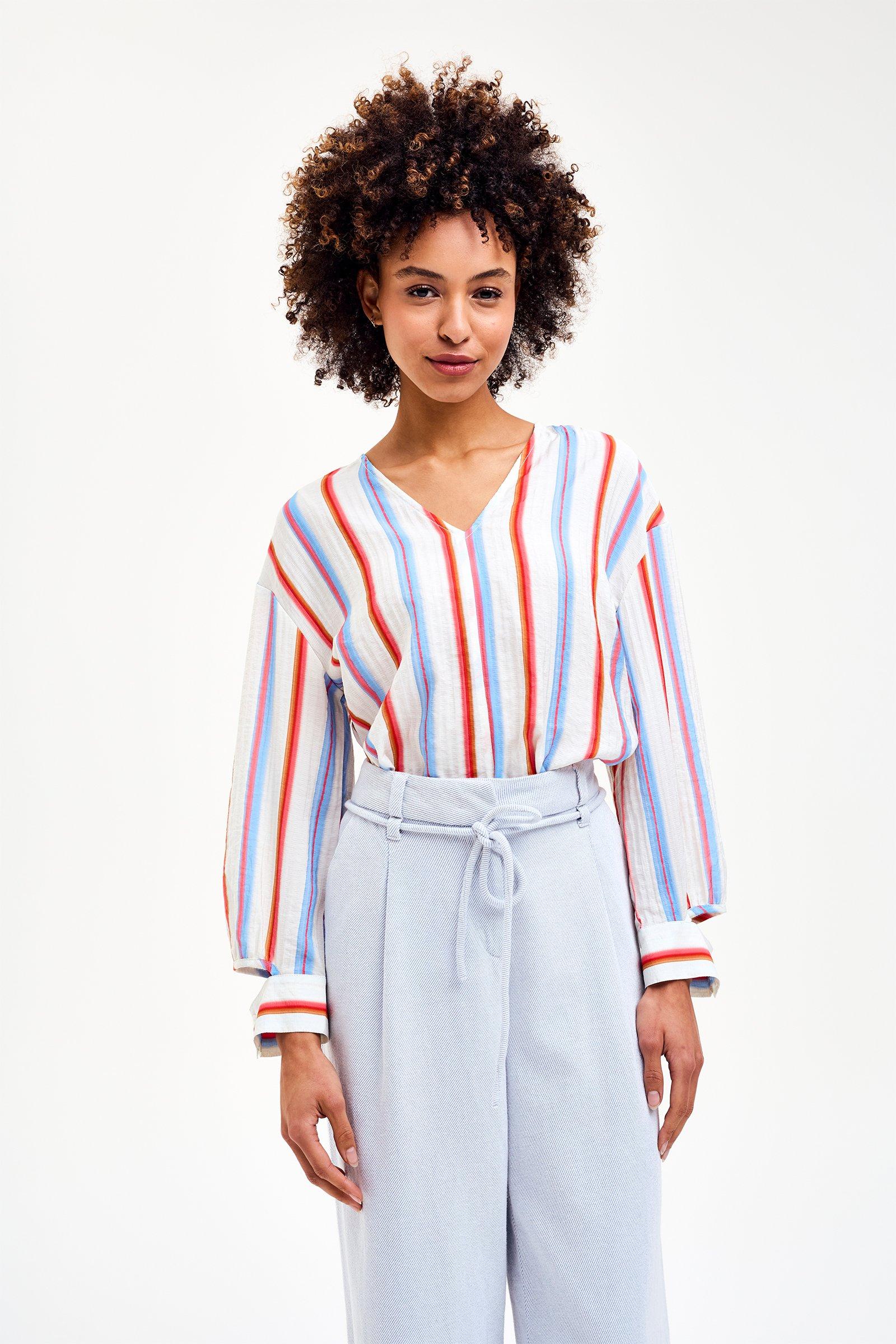 CKS - SUNNY - blouse short sleeves - blue