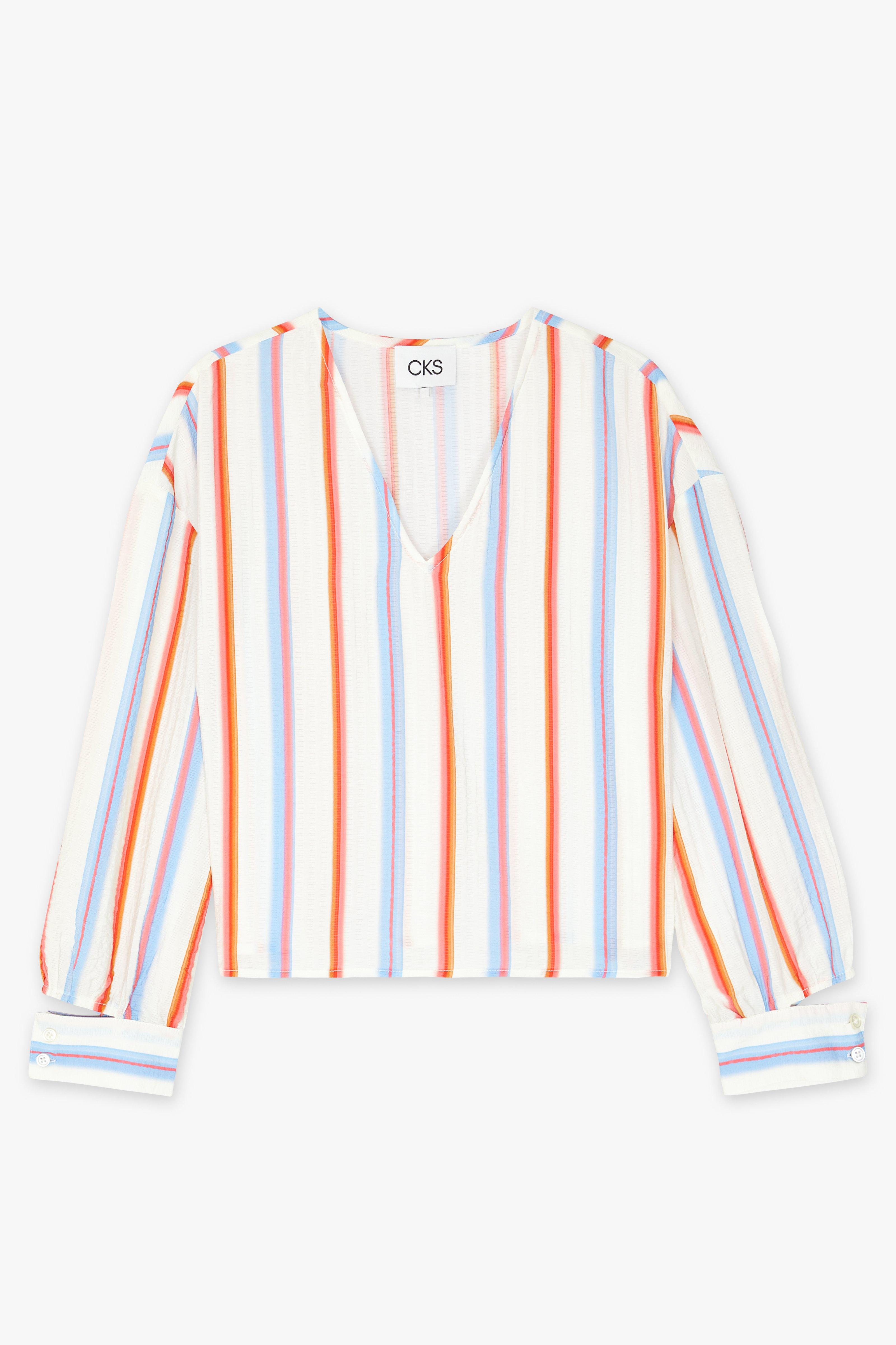 CKS - SUNNY - blouse short sleeves - blue