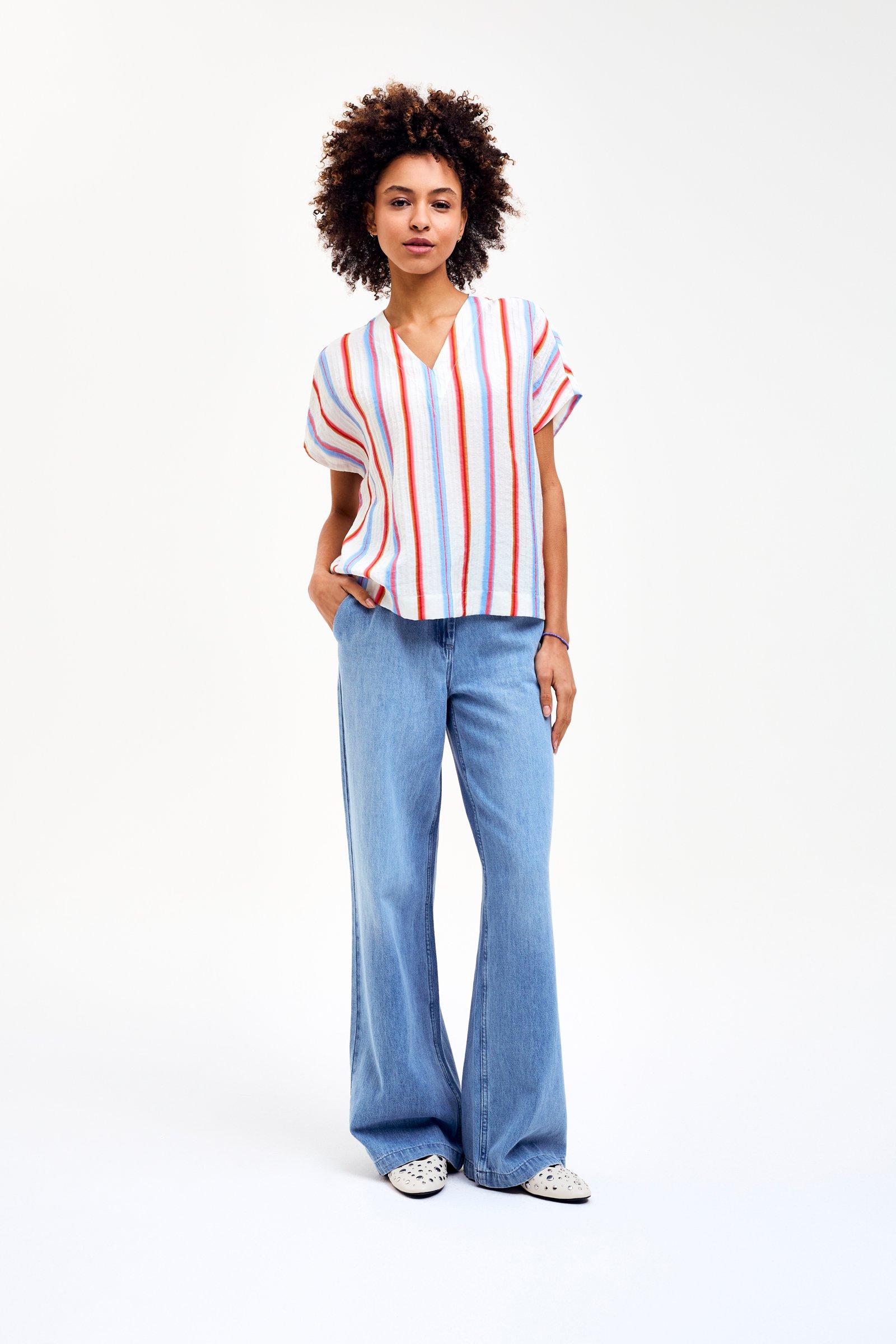 CKS - SABA - Bluse Lange Ärmel - Blau