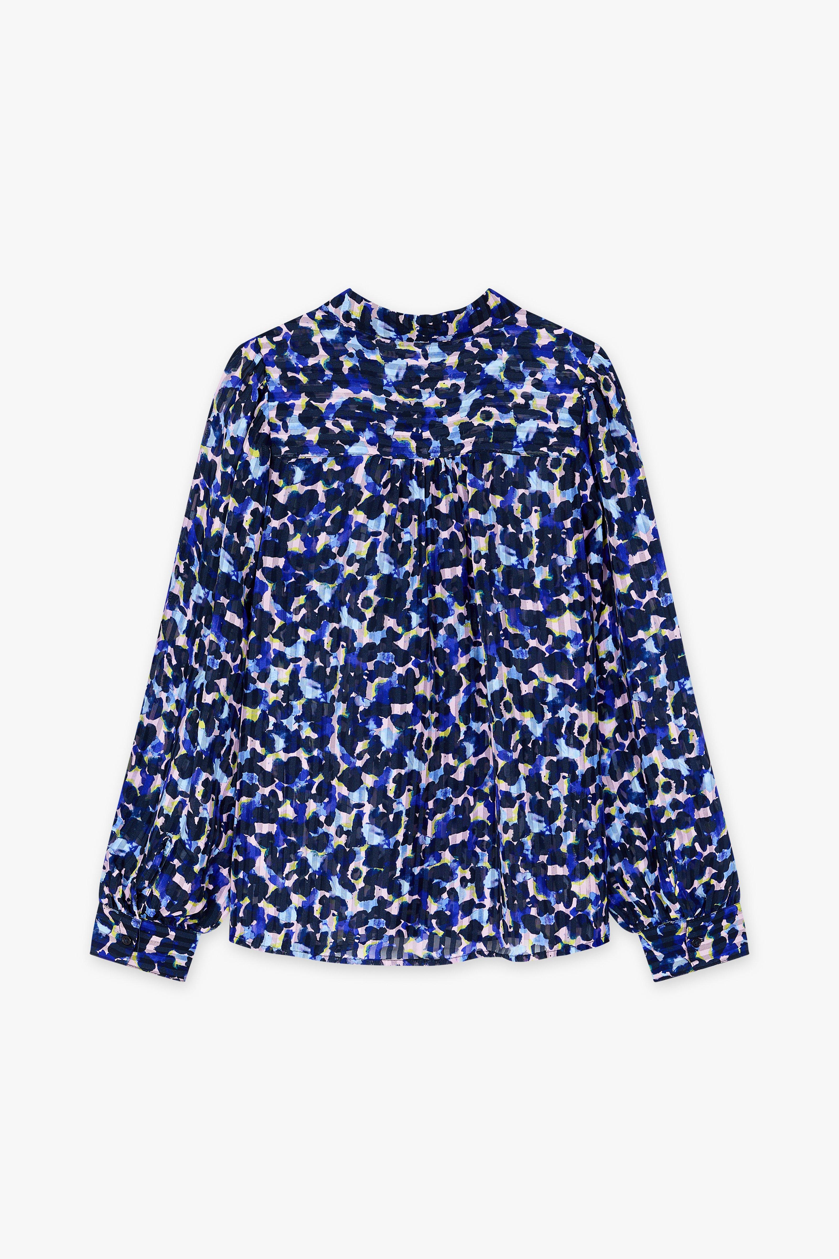CKS - SHICKO - blouse korte mouwen - donkerblauw