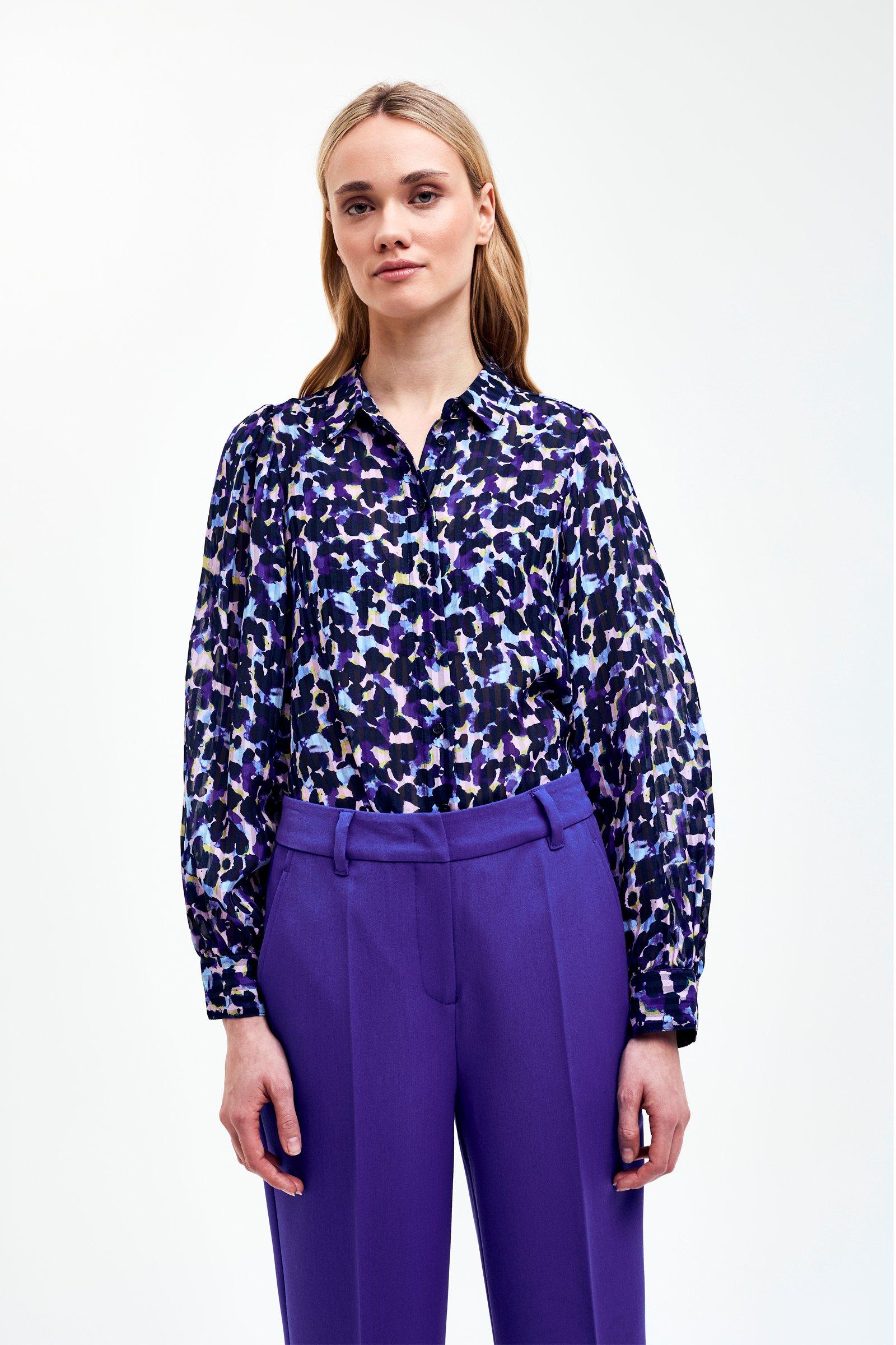 CKS - SHICKO - blouse short sleeves - dark blue