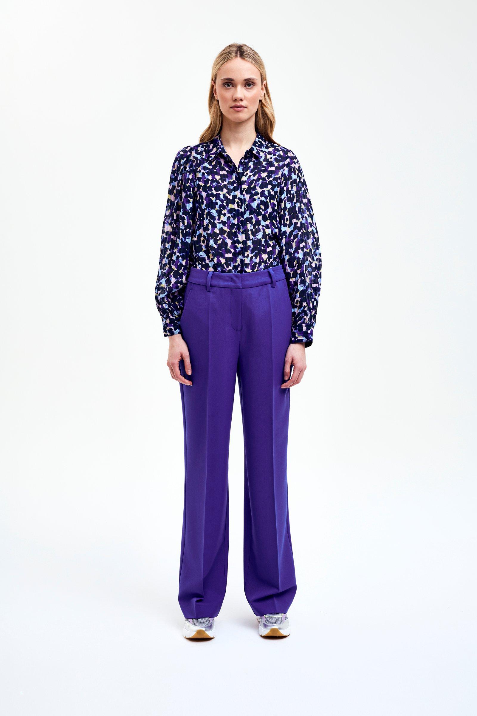 CKS - SHICKO - blouse korte mouwen - donkerblauw