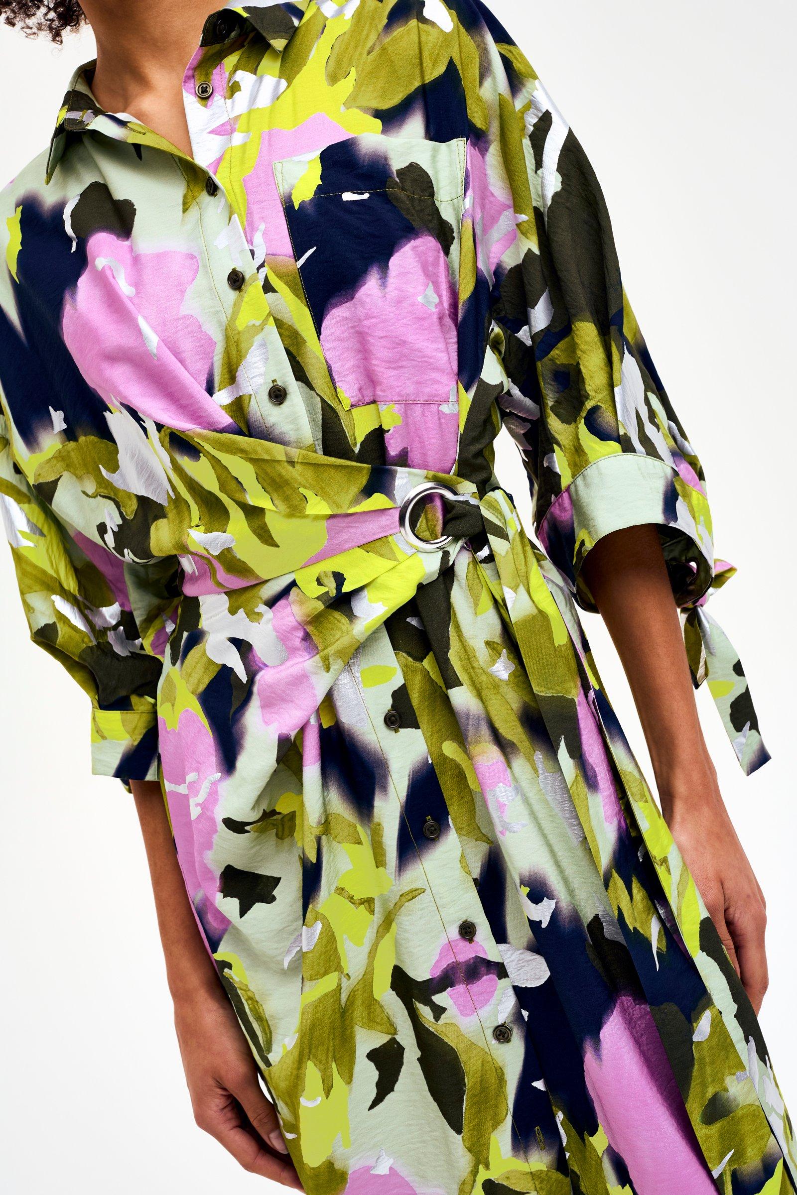 CKS - DIOXIDE - robe midi - khaki