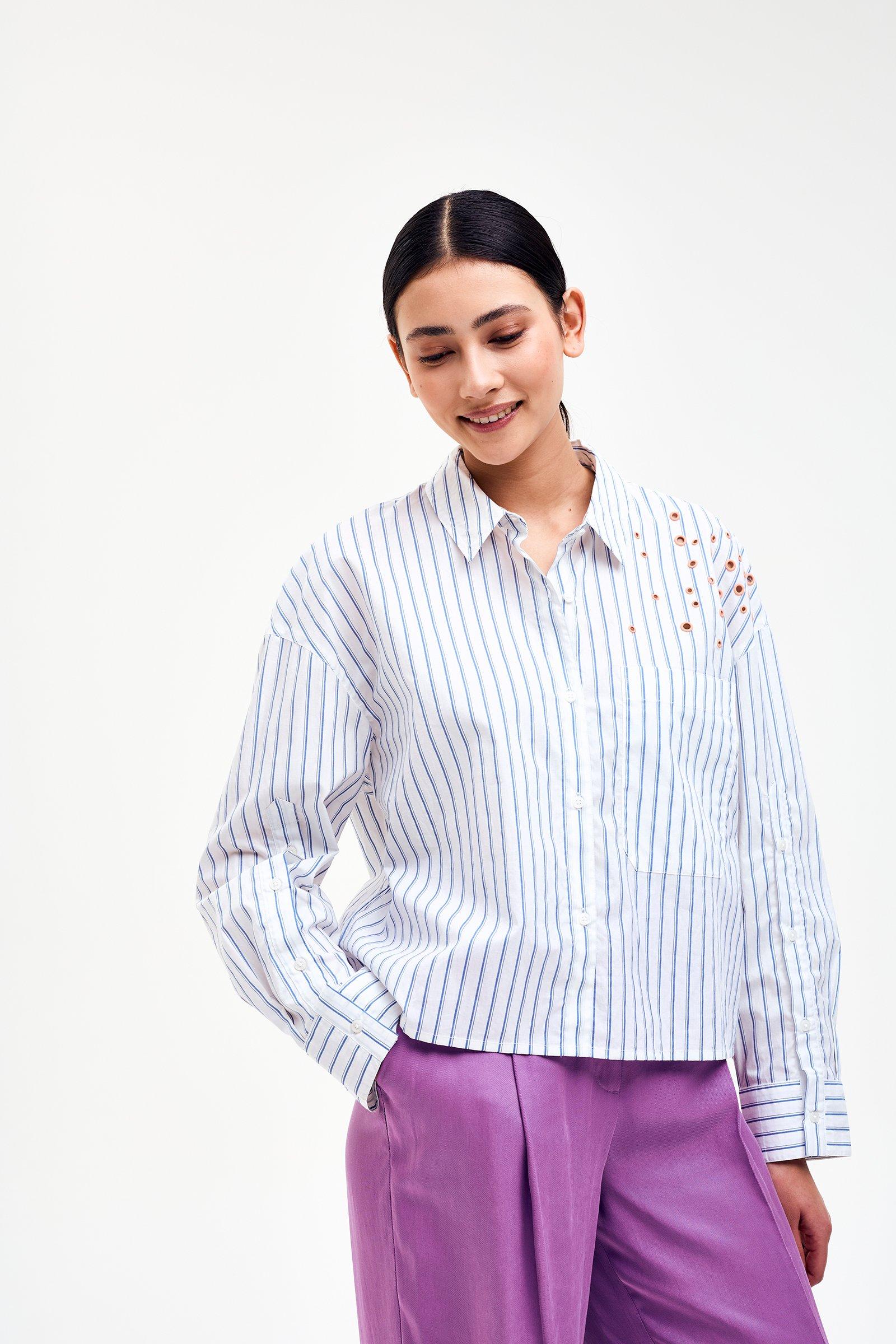 CKS - SISSY - Bluse Lange Ärmel - Blau