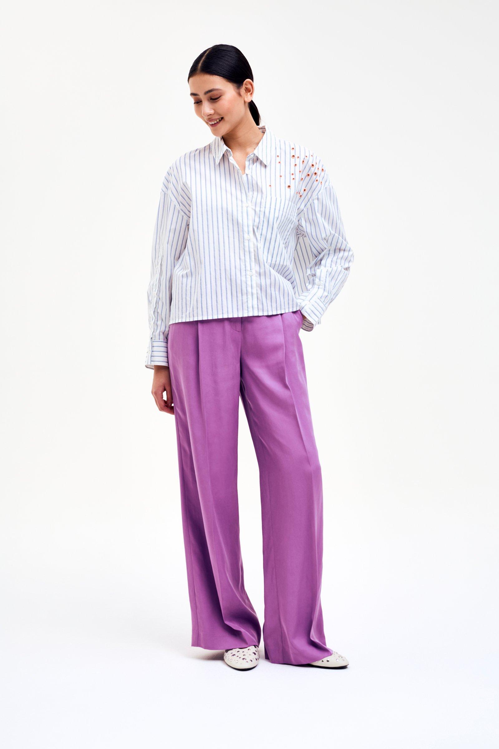 CKS - SISSY - blouse lange mouwen - blauw