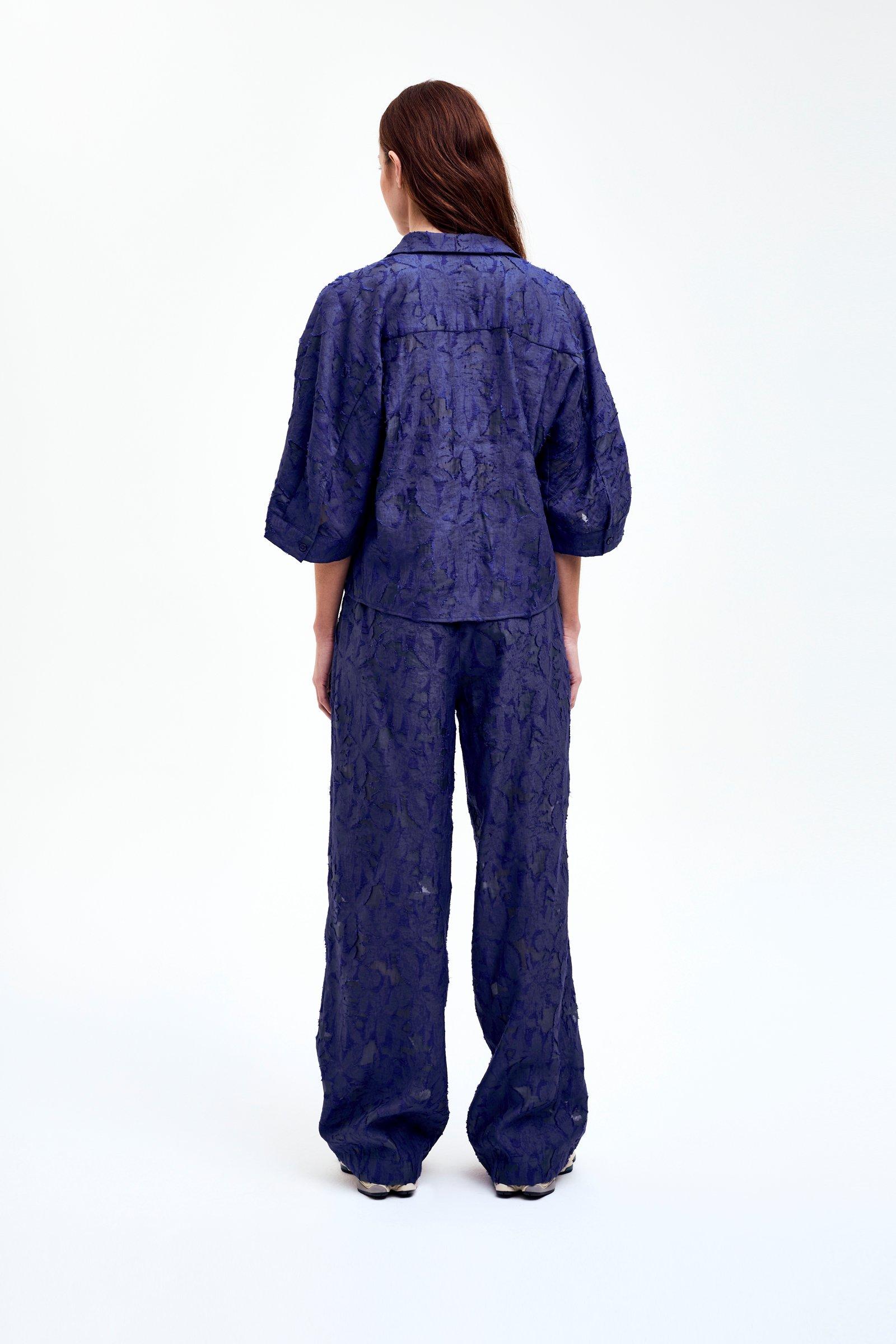 CKS - SALTY - blouse lange mouwen - donkerblauw