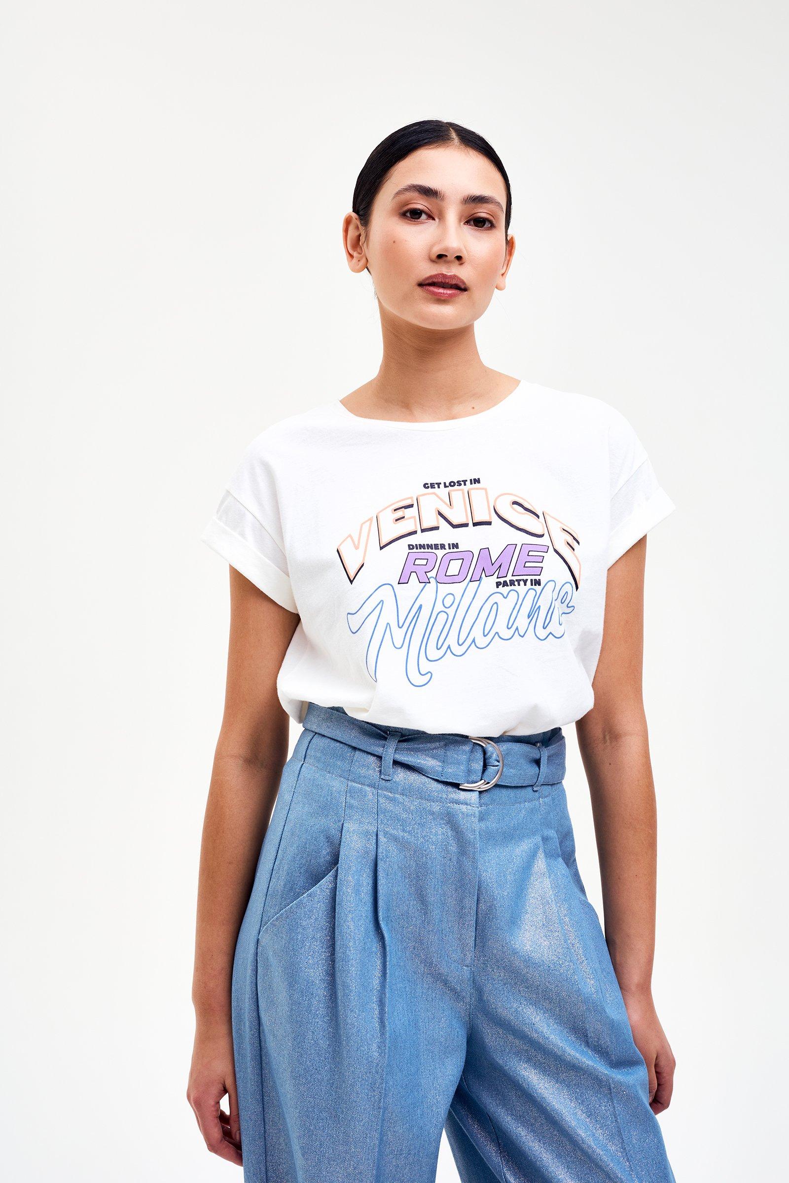 CKS - JUNA - t-shirt short sleeves - light beige