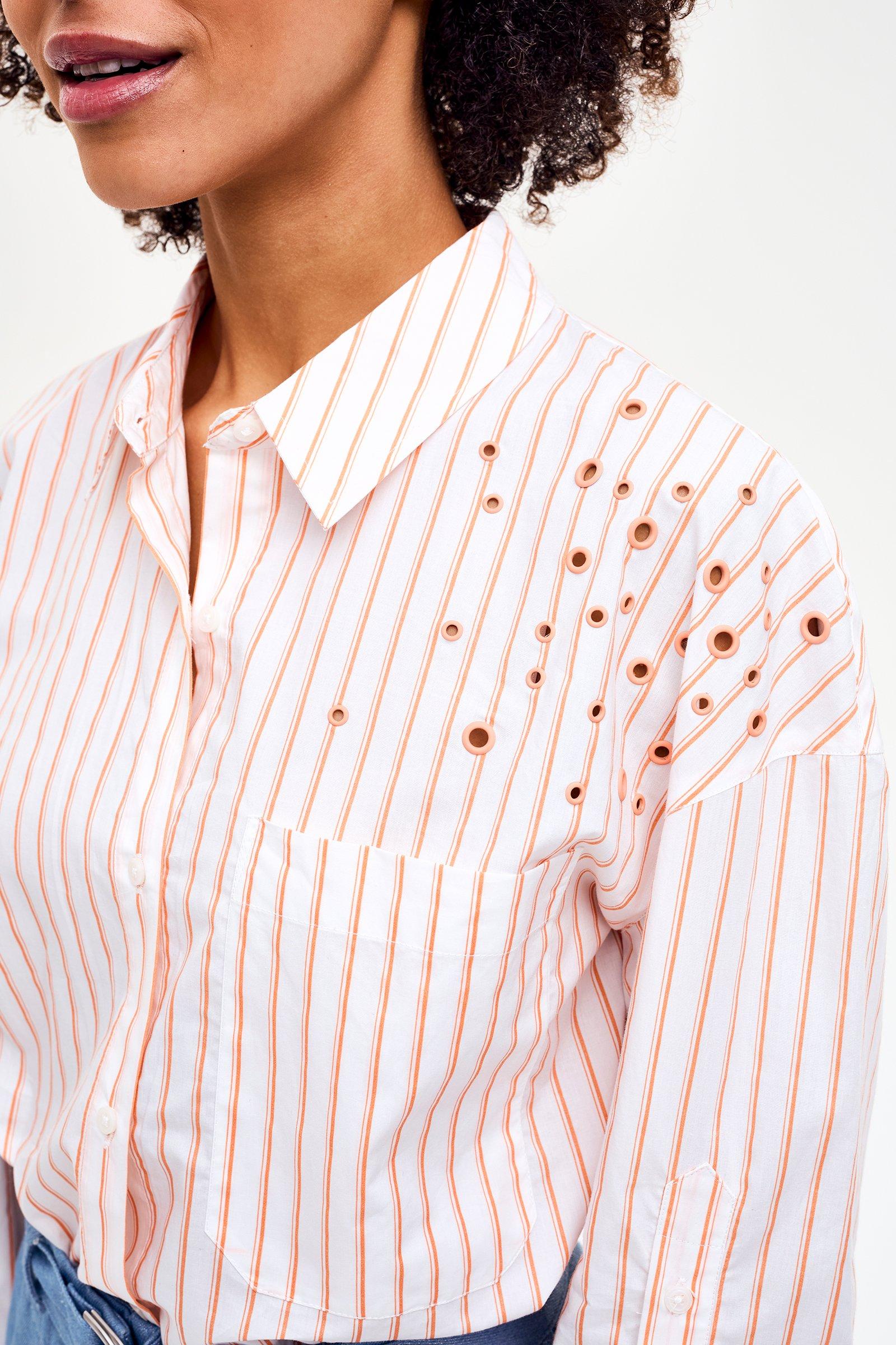 CKS - SISSY - blouse short sleeves - bright orange