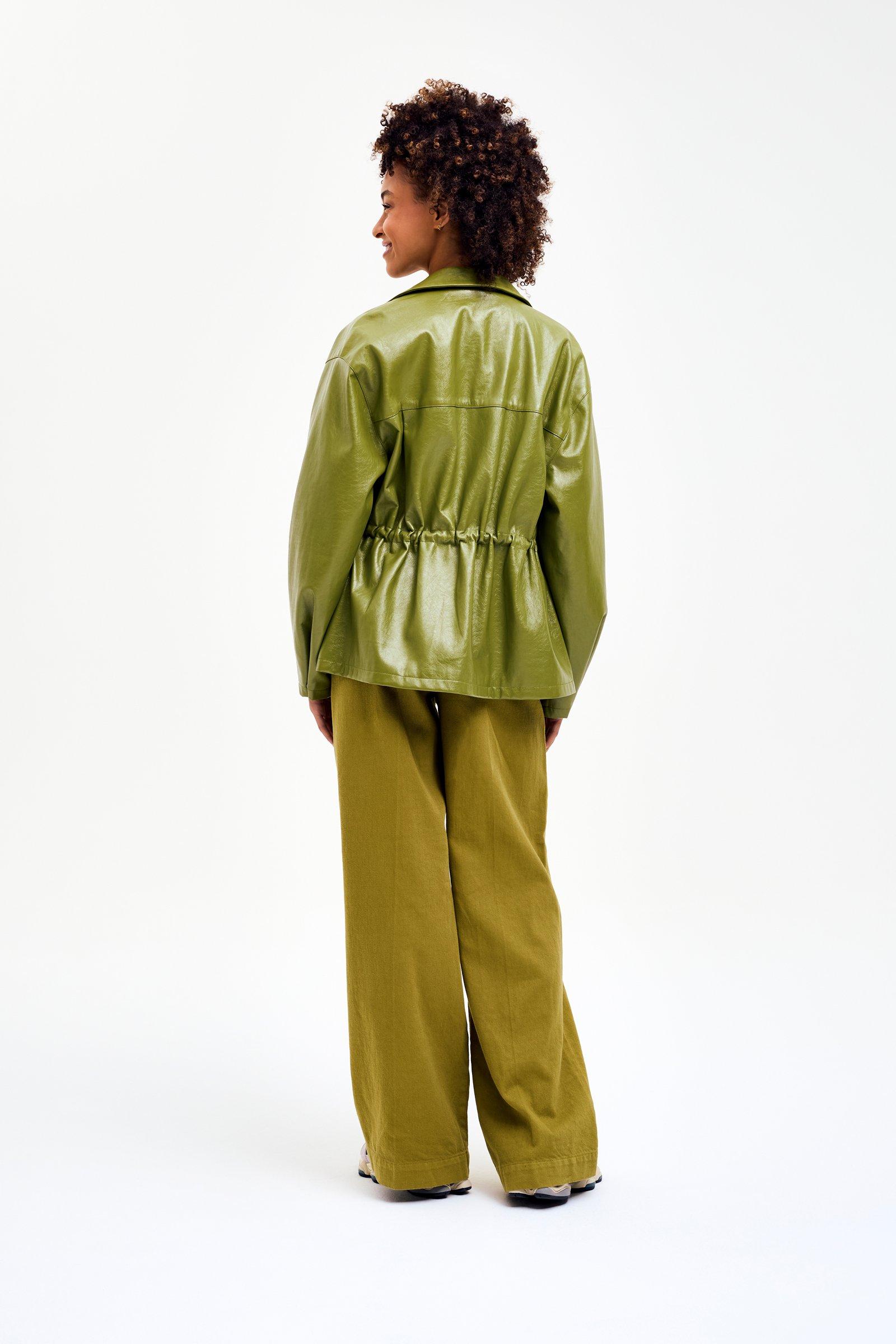 CKS - COSA - faux leather jacket - green