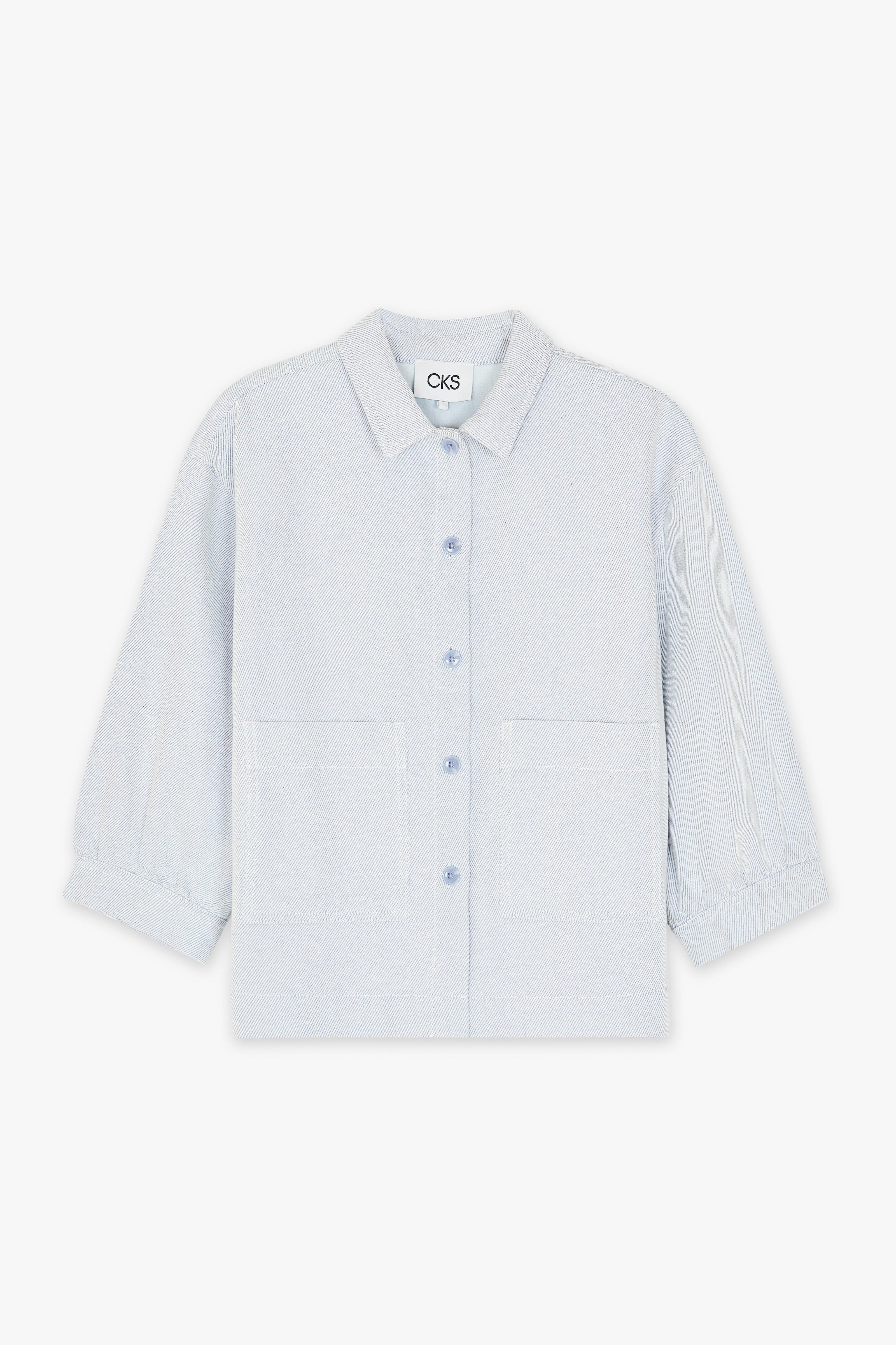 CKS - SELINO - blouse lange mouwen - lichtblauw