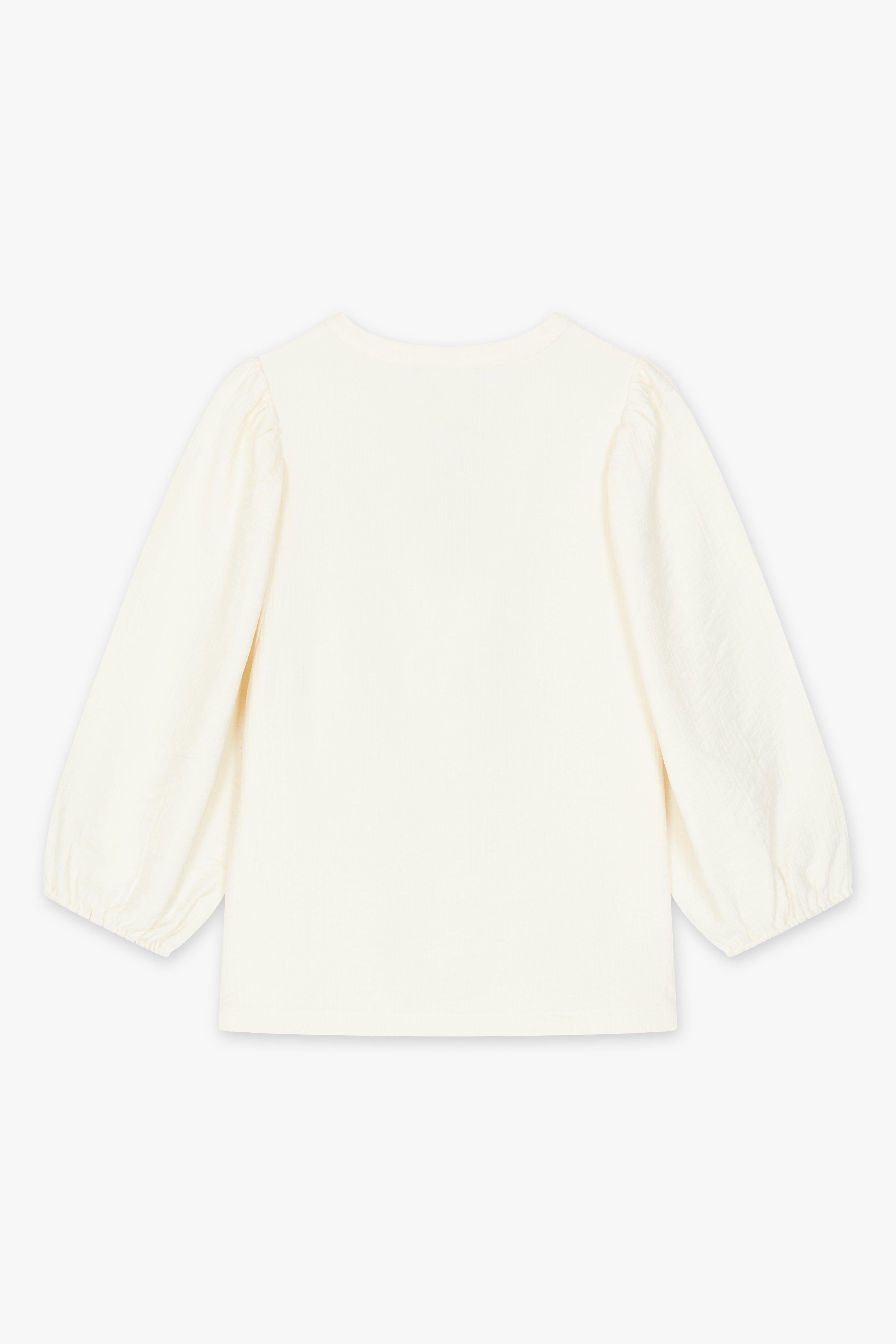 CKS - BULANI - blouse short sleeves - light beige