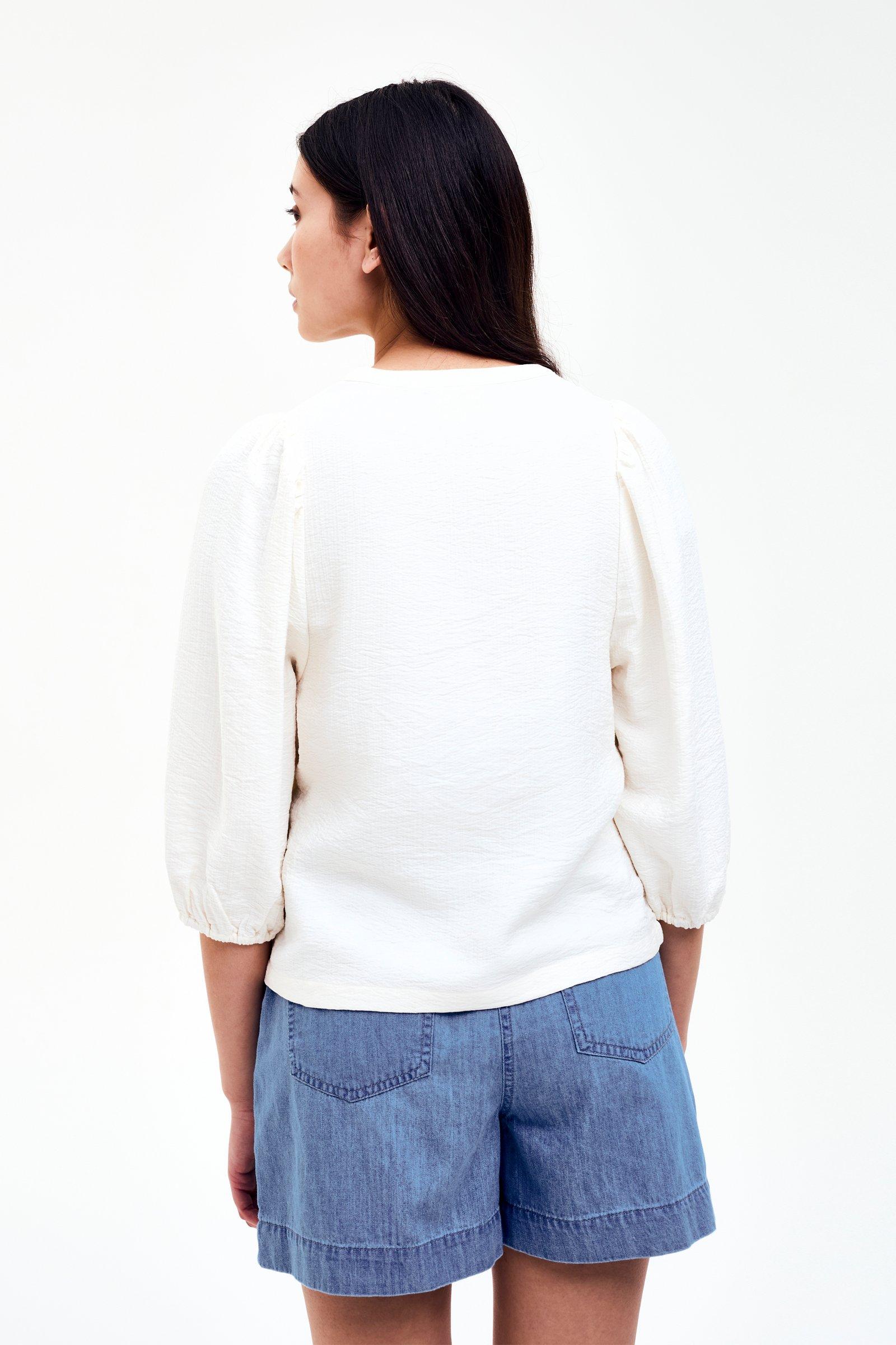 CKS - BULANI - blouse short sleeves - light beige