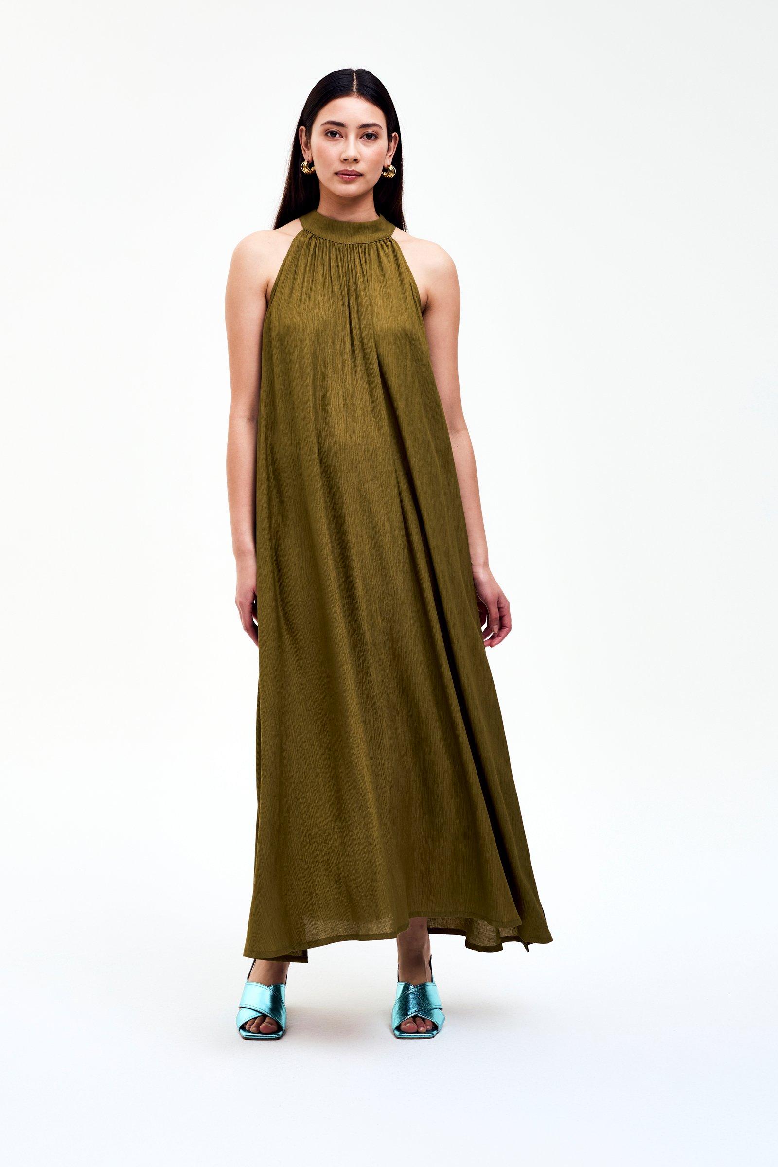 CKS - DALTER - long dress - dark green