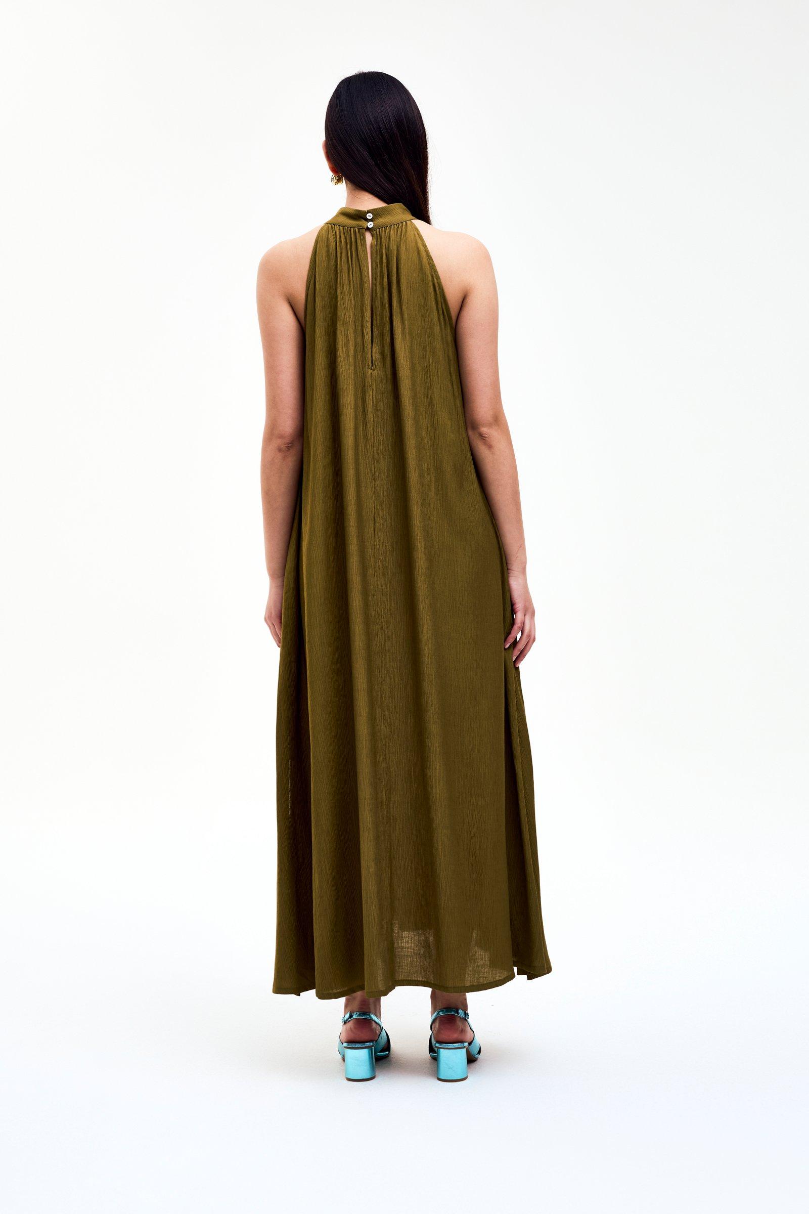 CKS - DALTER - lange jurk - khaki