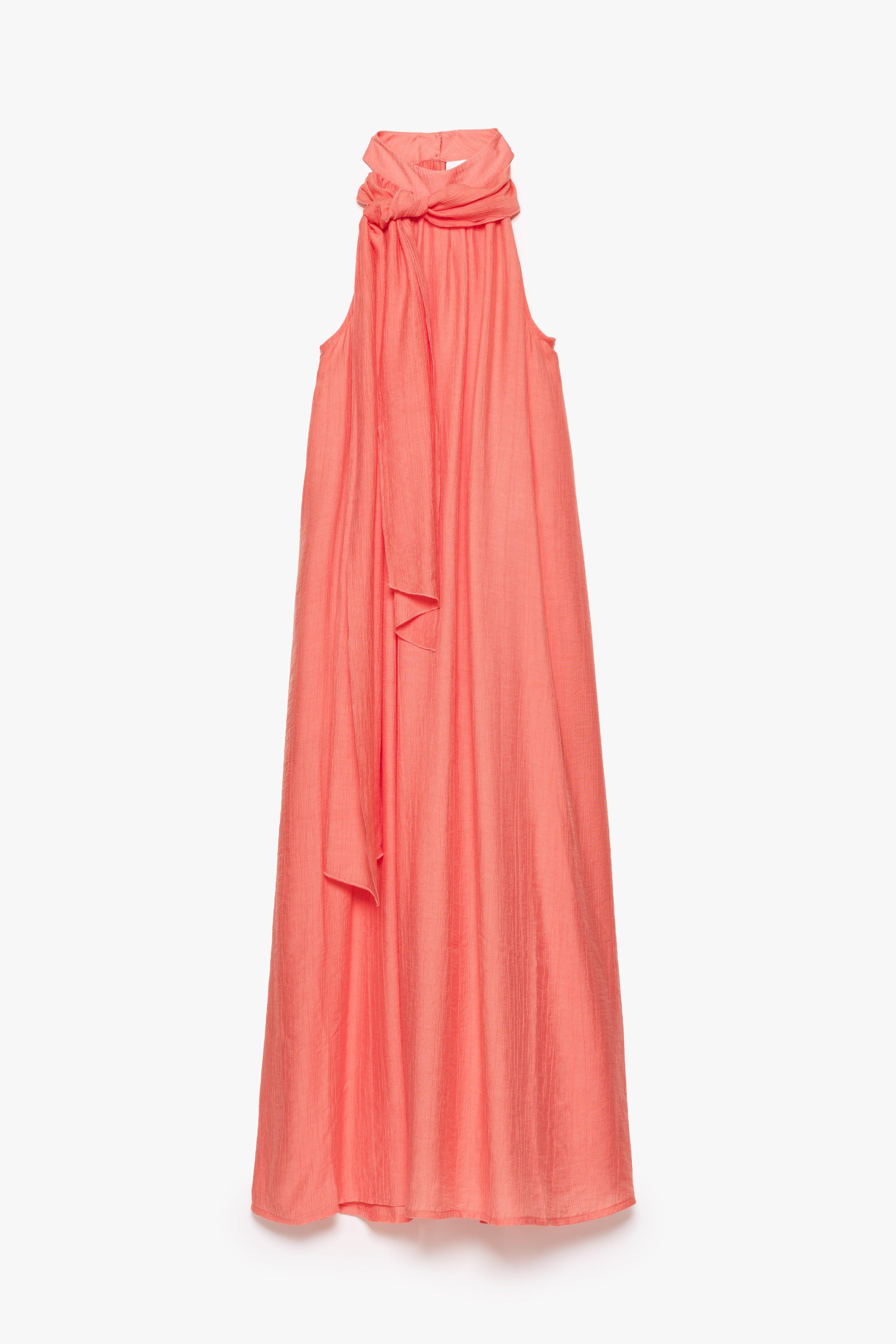 CKS - DALTER - robe longue - orange vif