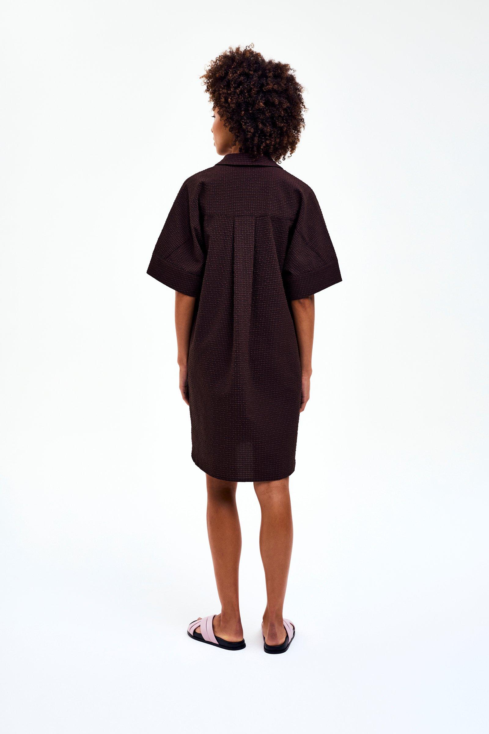 CKS - DAWSON - Kurzes Kleid - Dunkelbraun