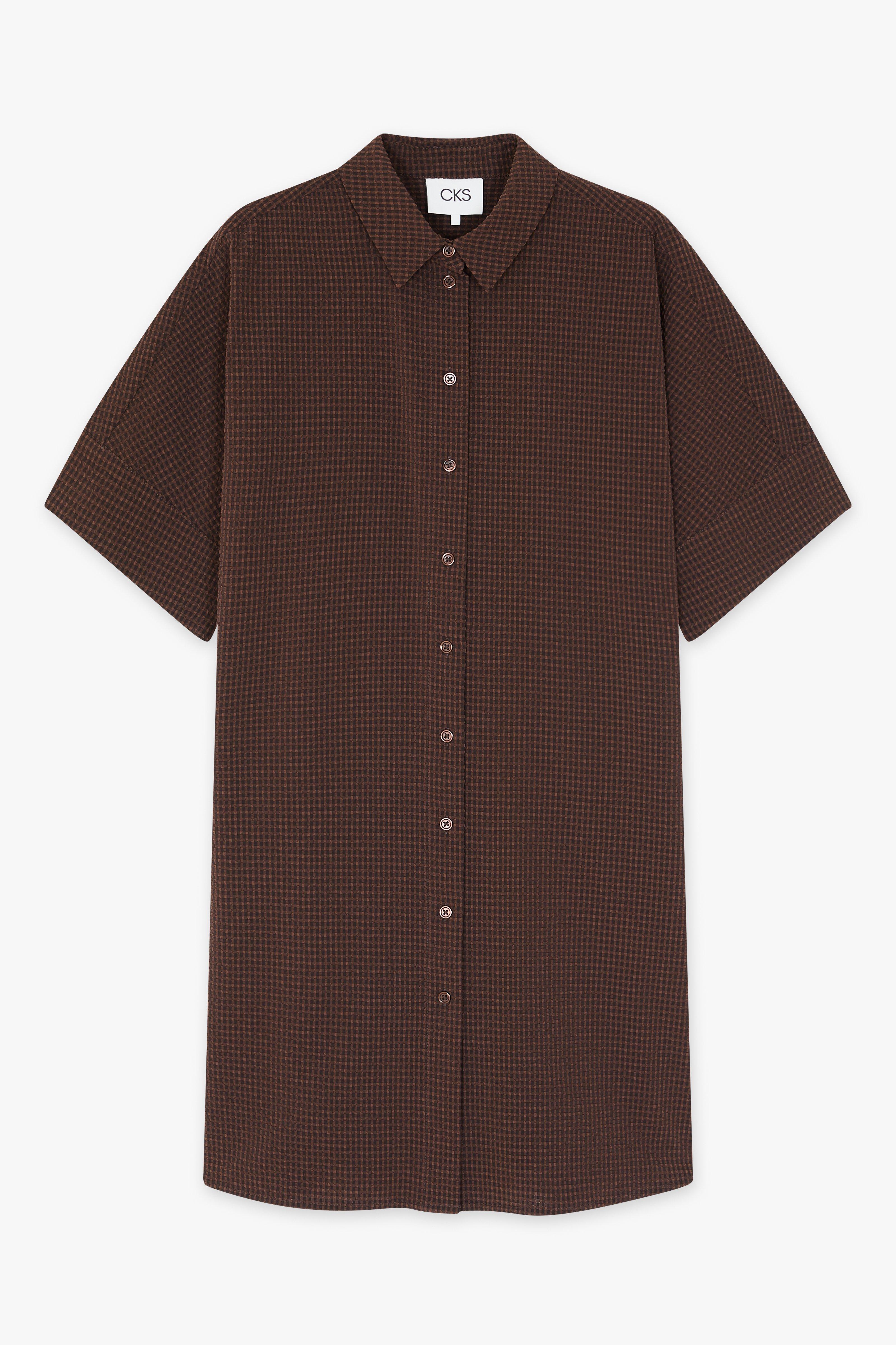 CKS - DAWSON - Kurzes Kleid - Dunkelbraun