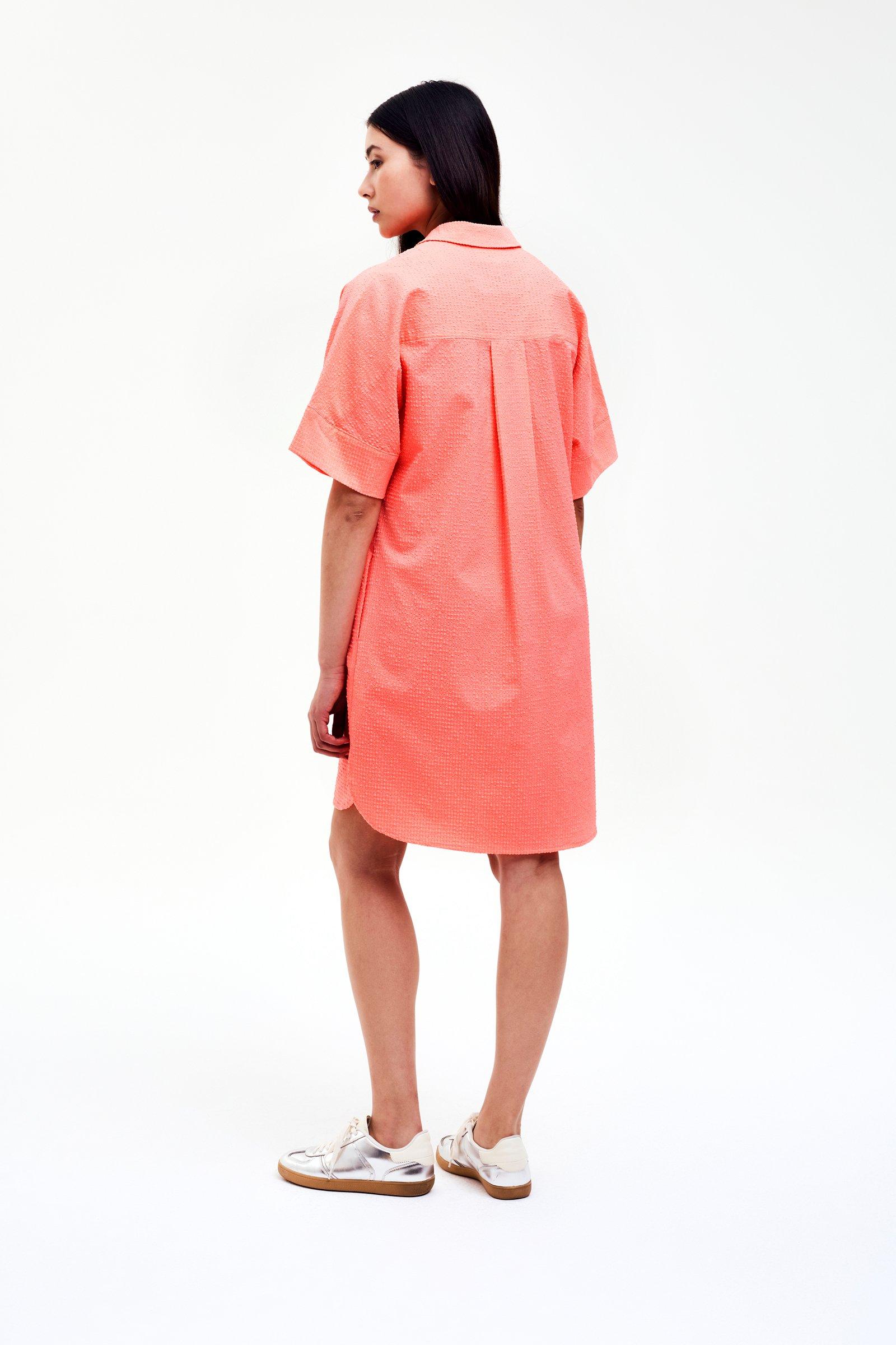 CKS - DAWSON - robe courte - orange vif