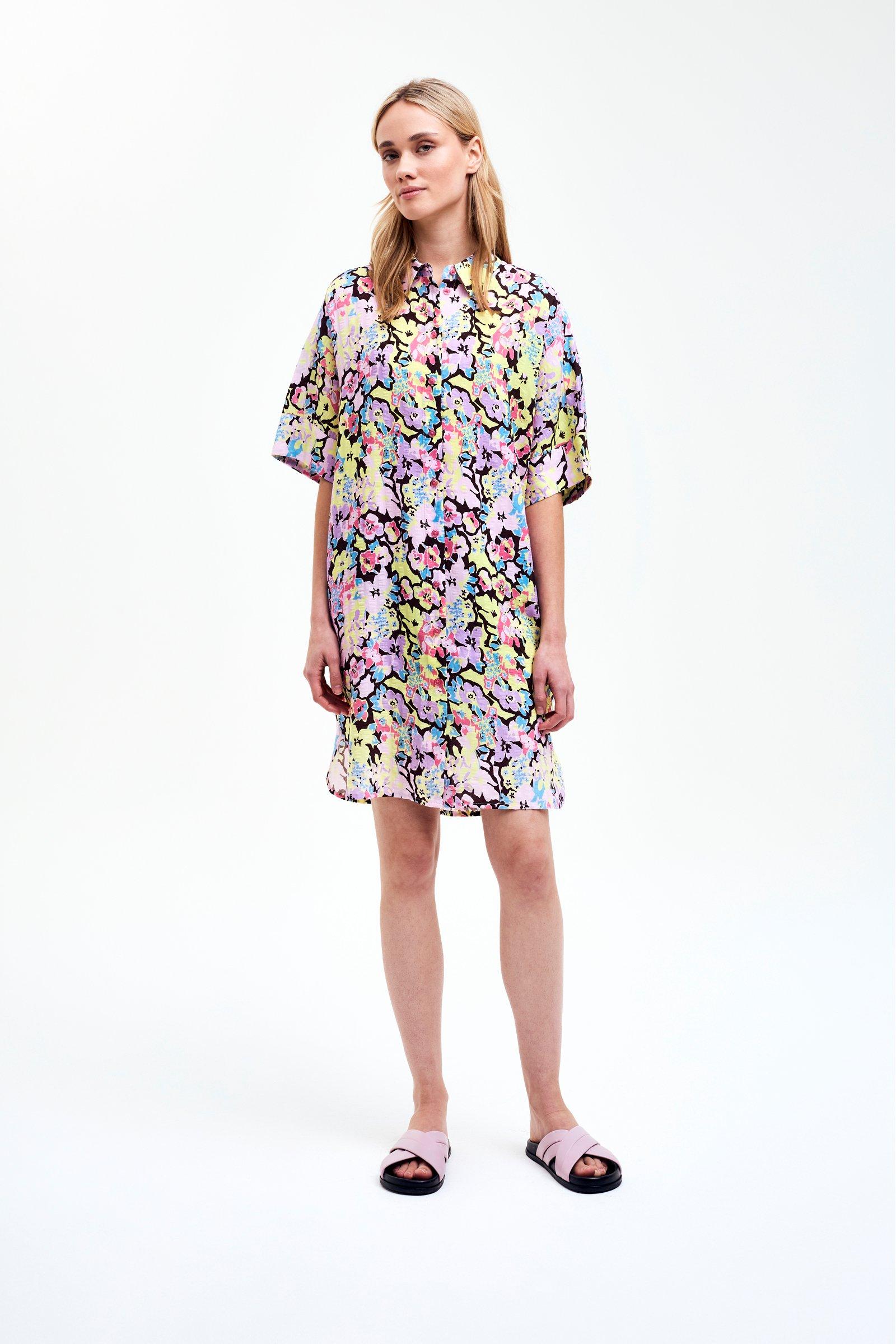 CKS - DAWSON - robe courte - jaune vif