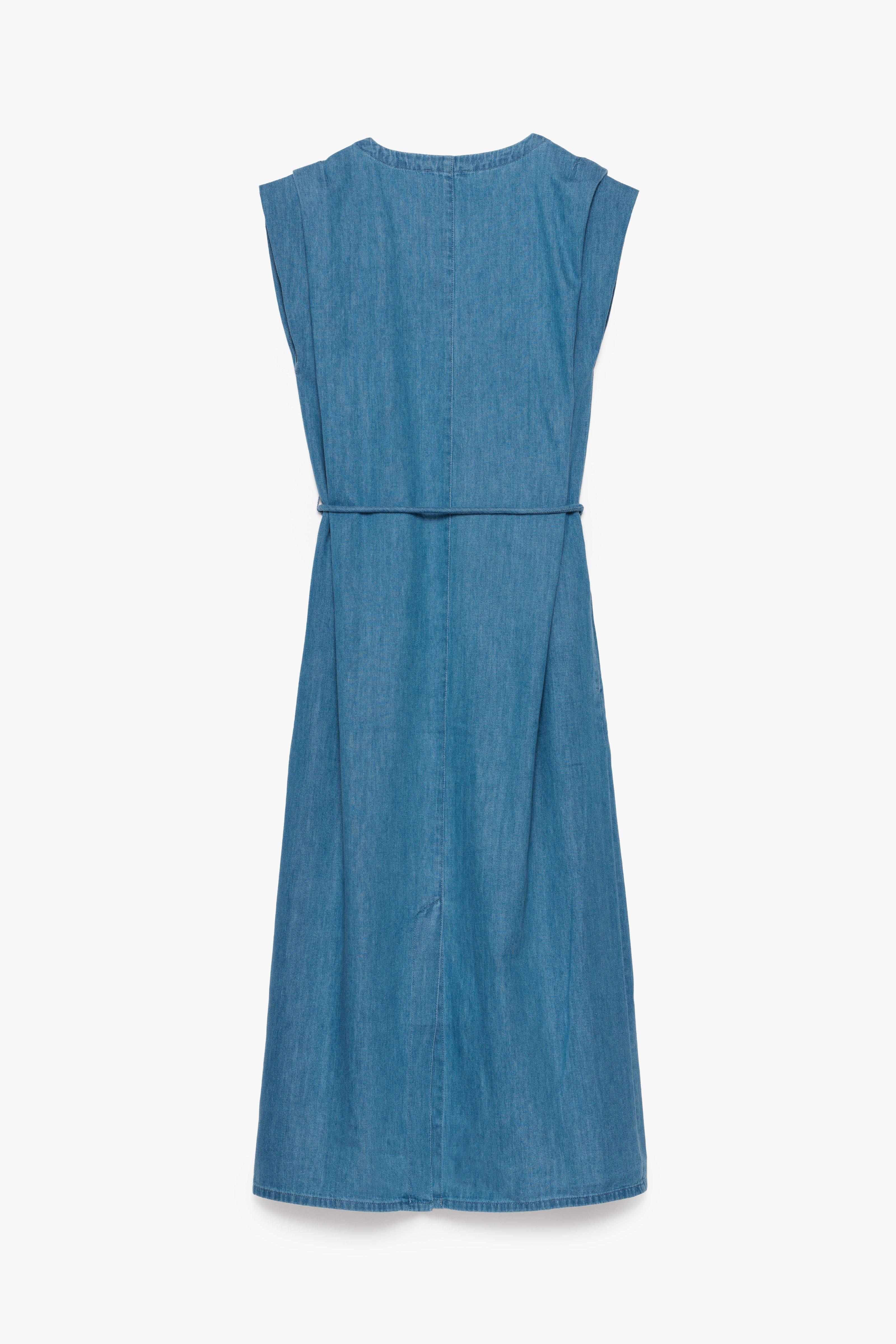 CKS - DAZED - lange jurk - blauw