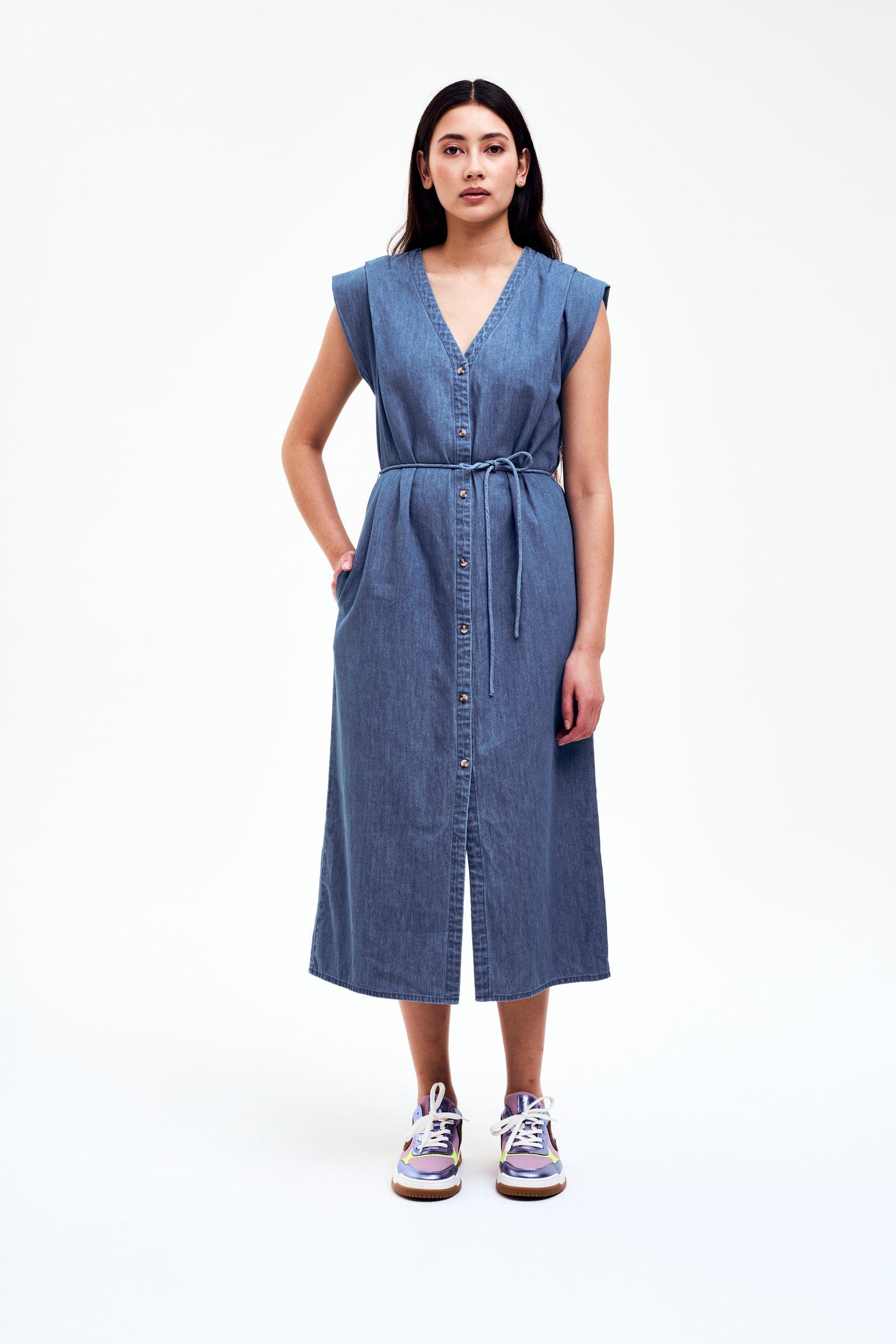 CKS - DAZED - Langes Kleid - Blau