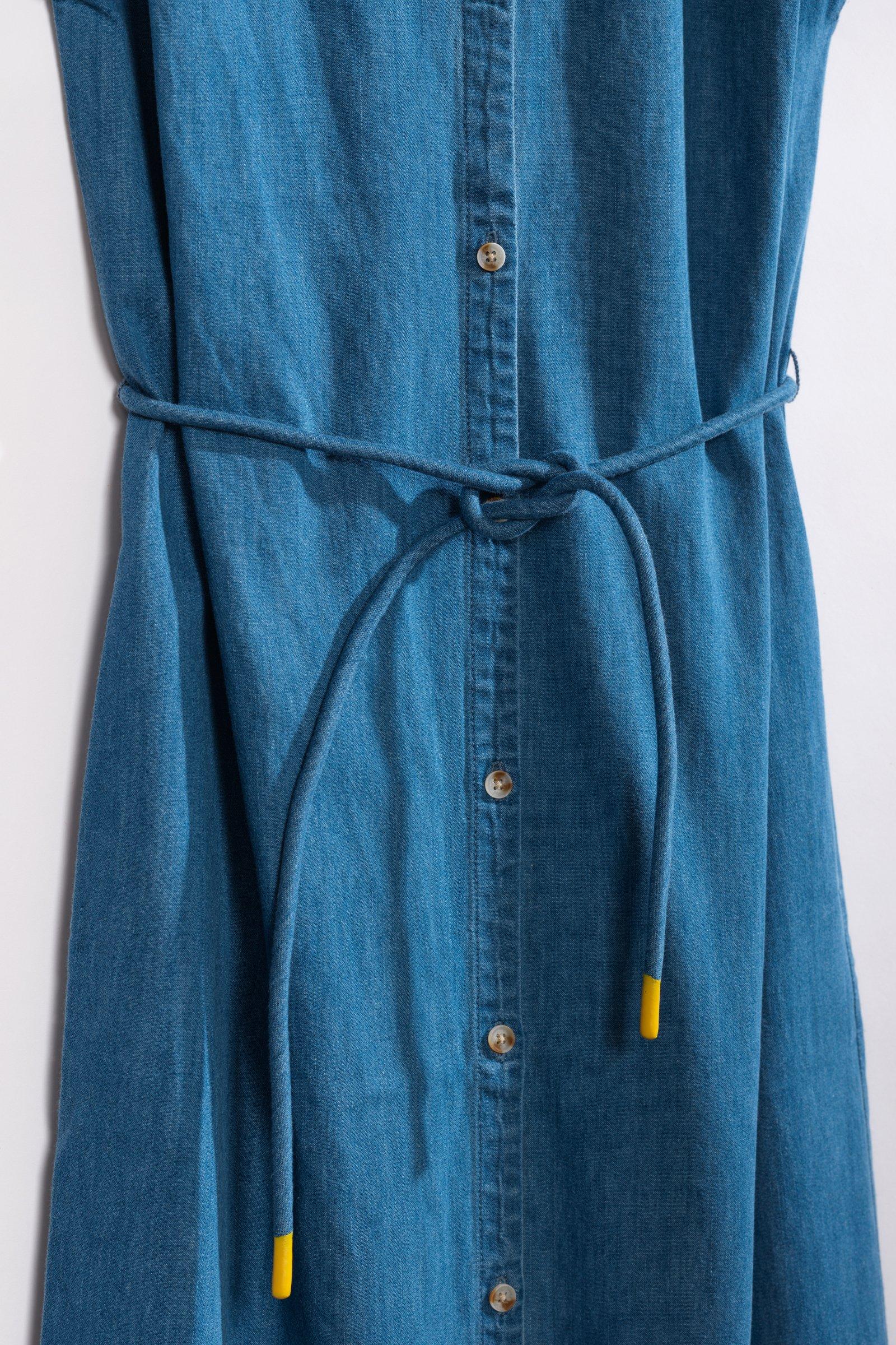 CKS - DAZED - lange jurk - blauw