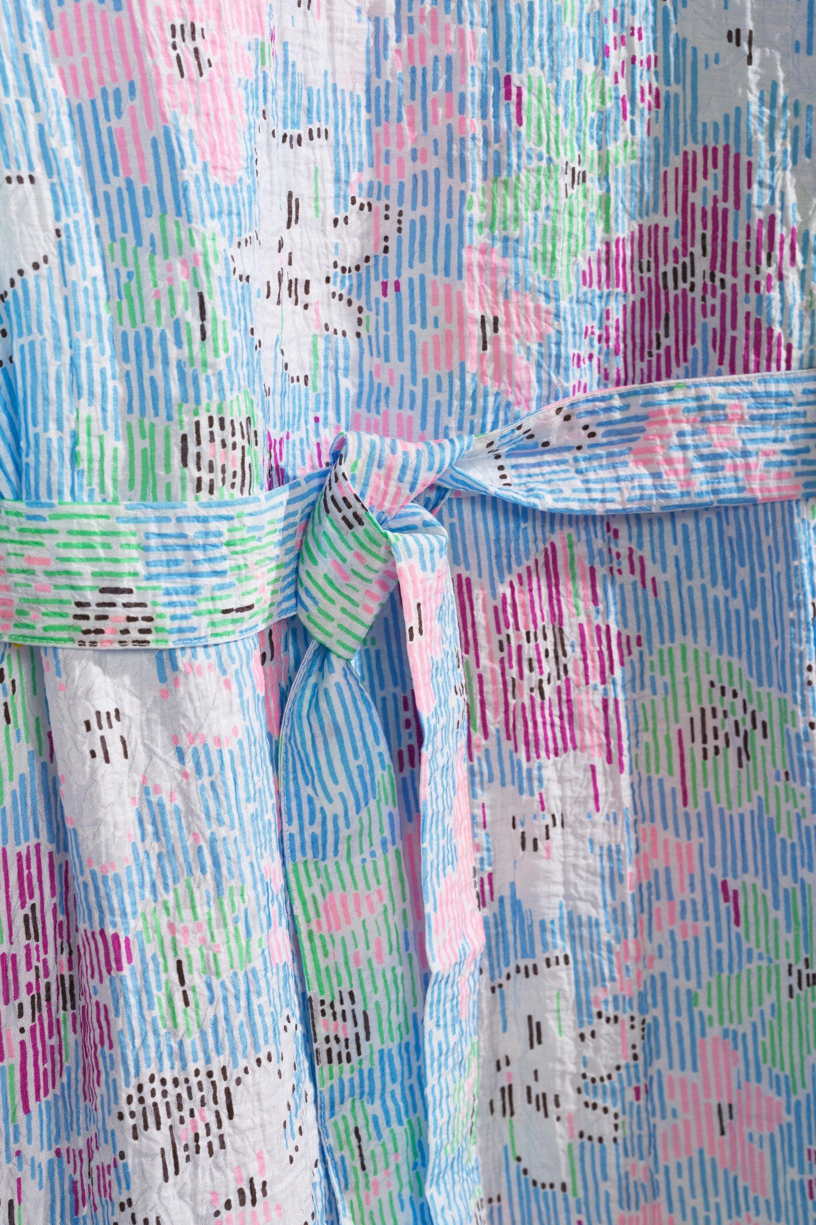CKS - DISLA - midi jurk - felblauw