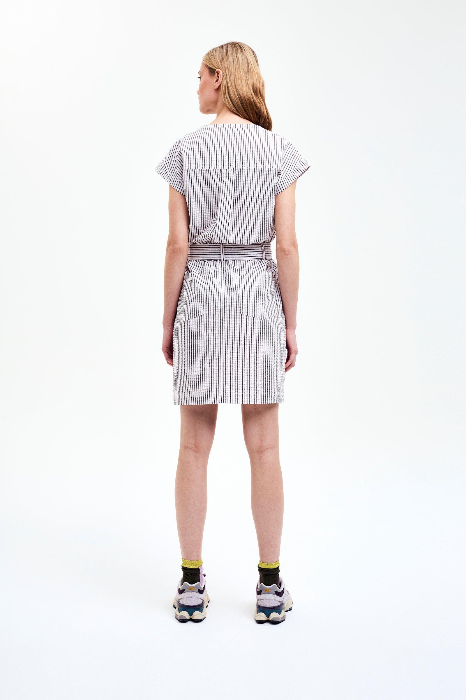 CKS - DIVE - robe courte - brun foncé