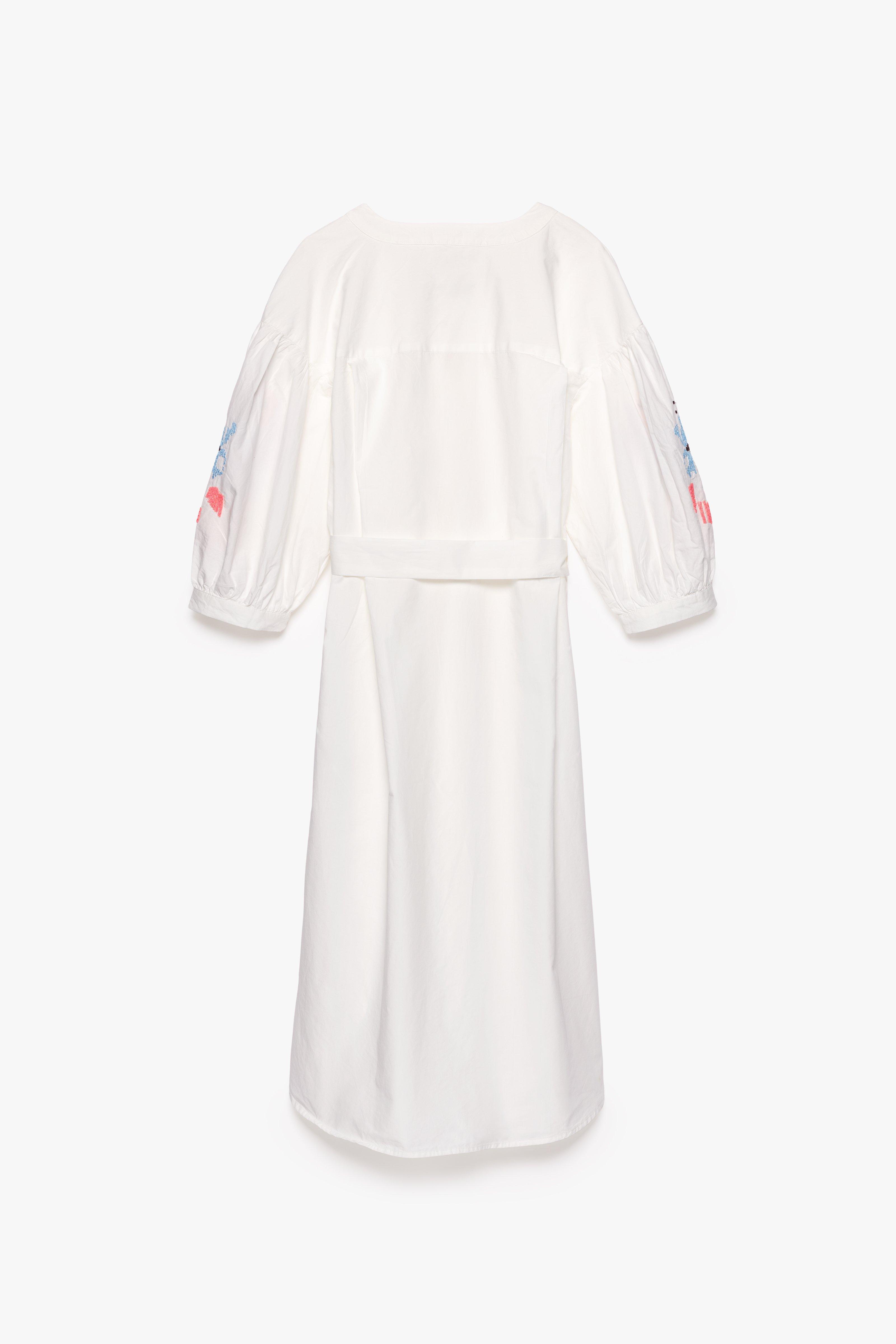 CKS - DROPPY - robe courte - blanc