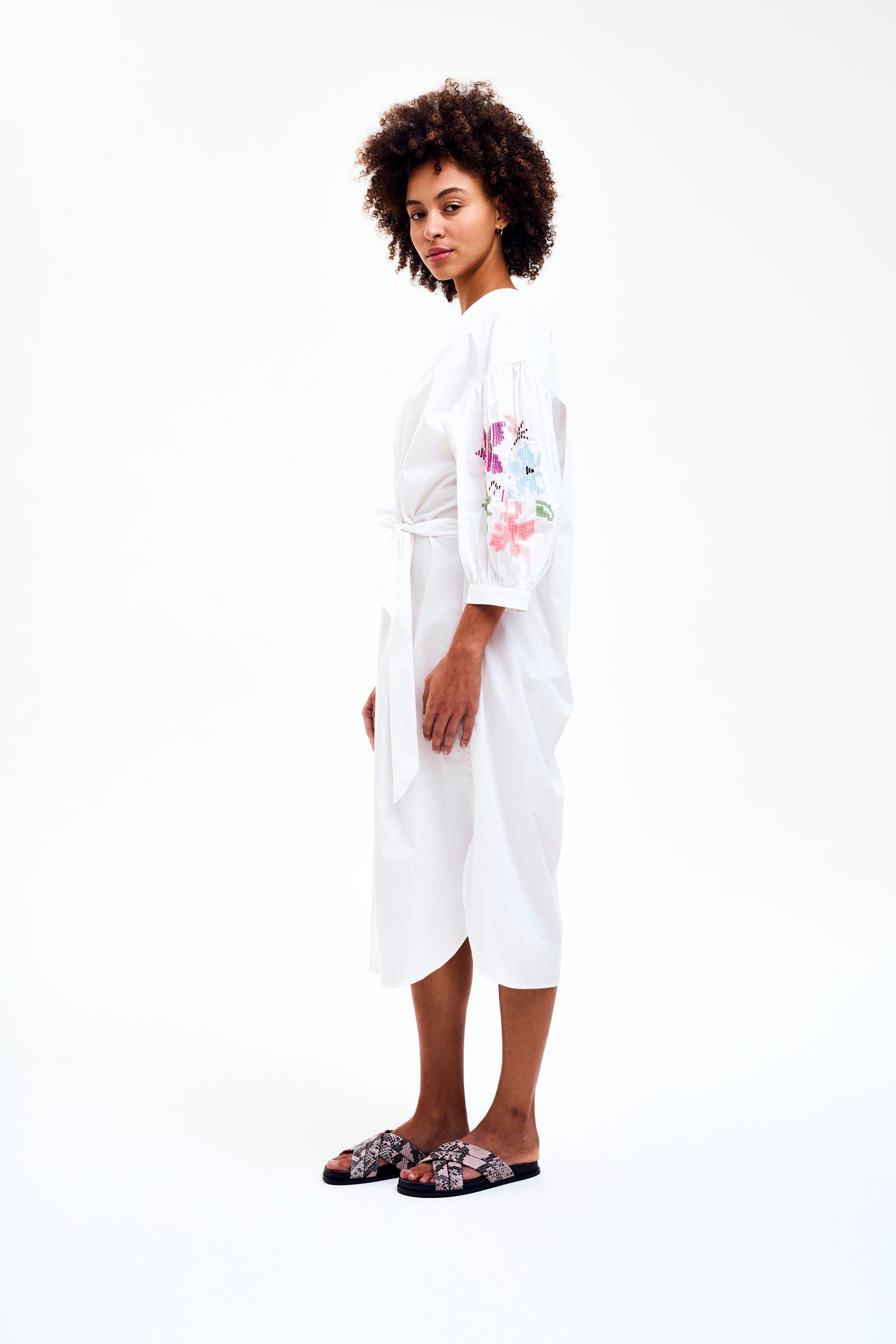 CKS - DROPPY - short dress - white