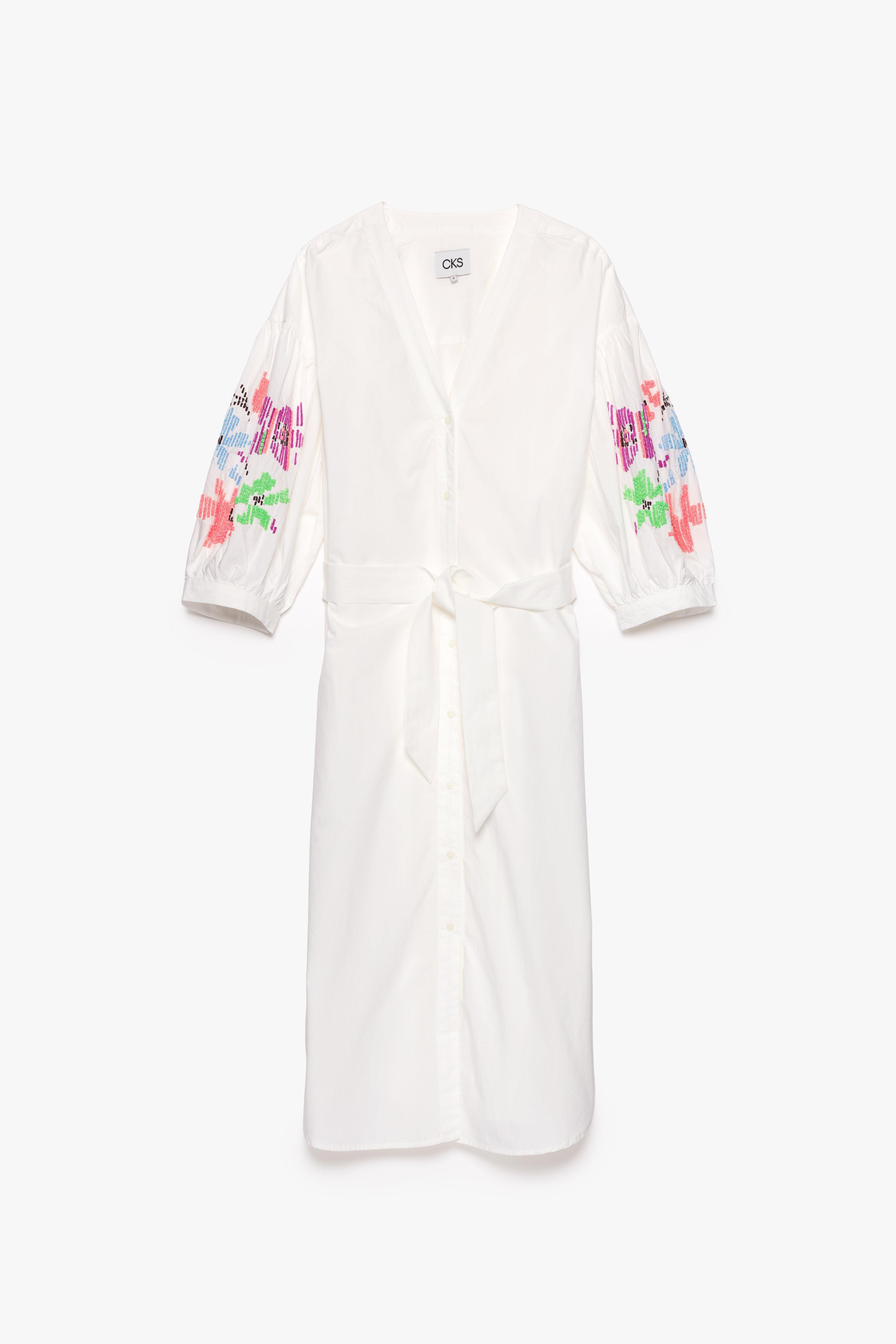 CKS - DROPPY - Kurzes Kleid - Weiß