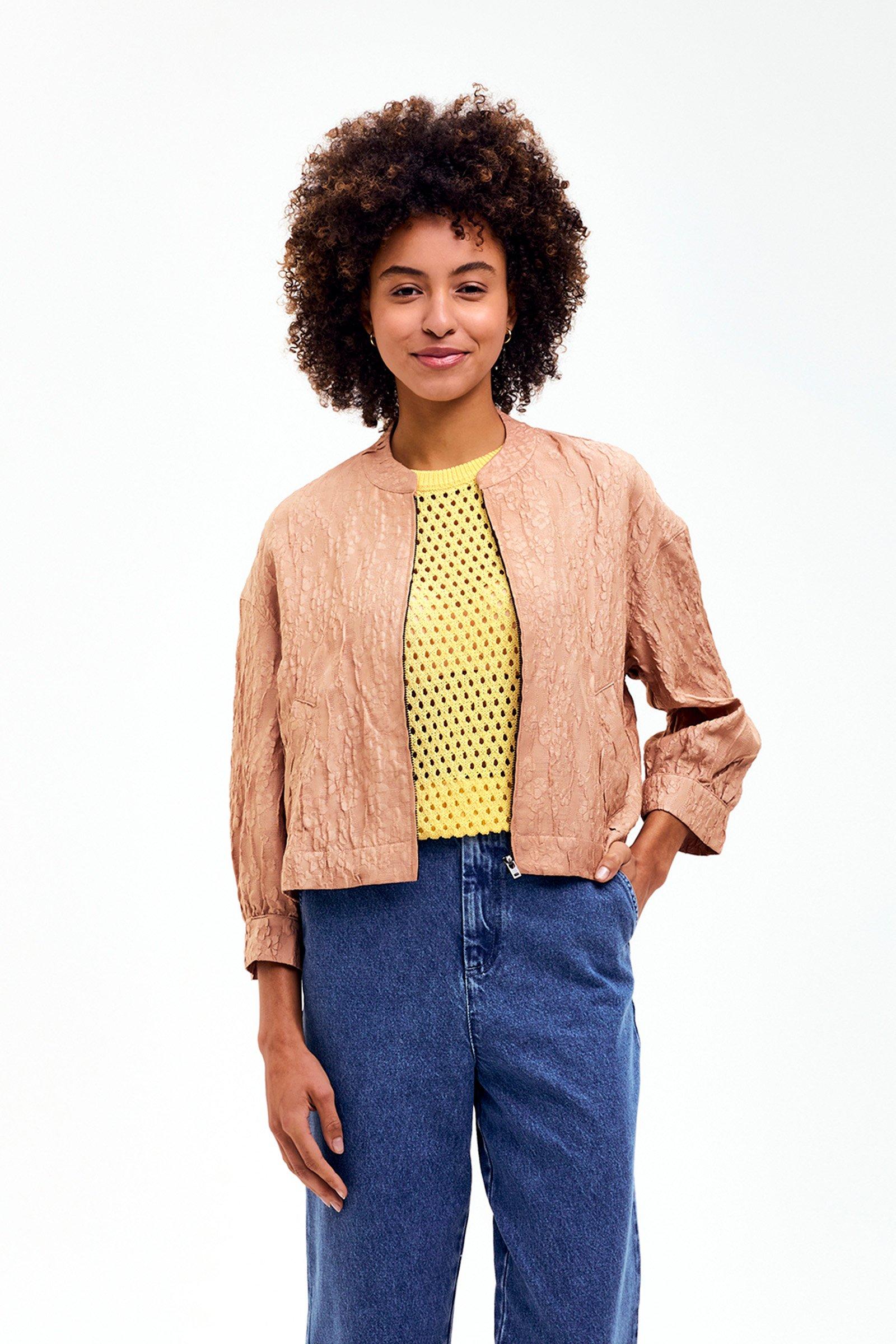 CKS - INFINITE - veste fantaisie - brun