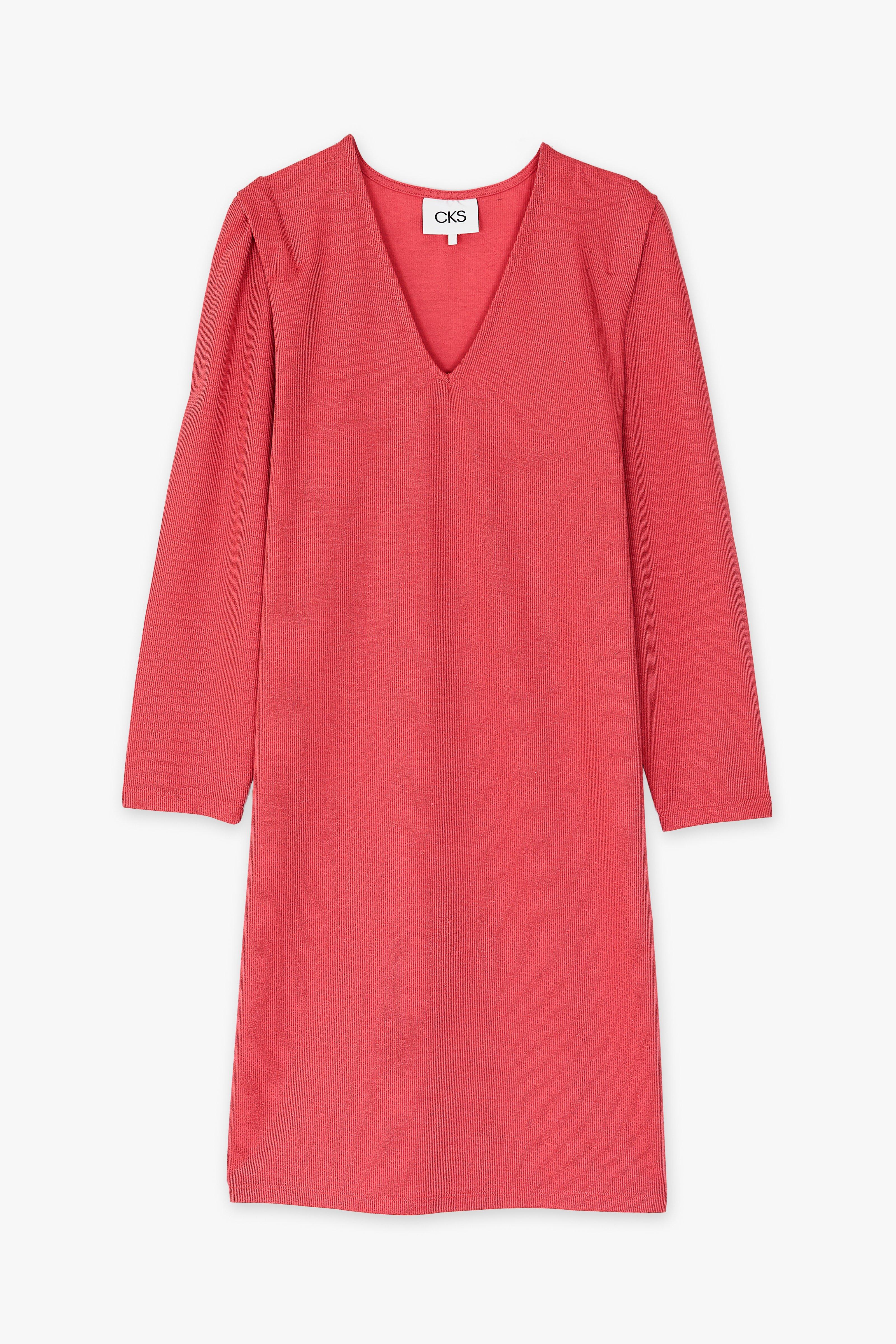 CKS - DOLORES - korte jurk - intens roze