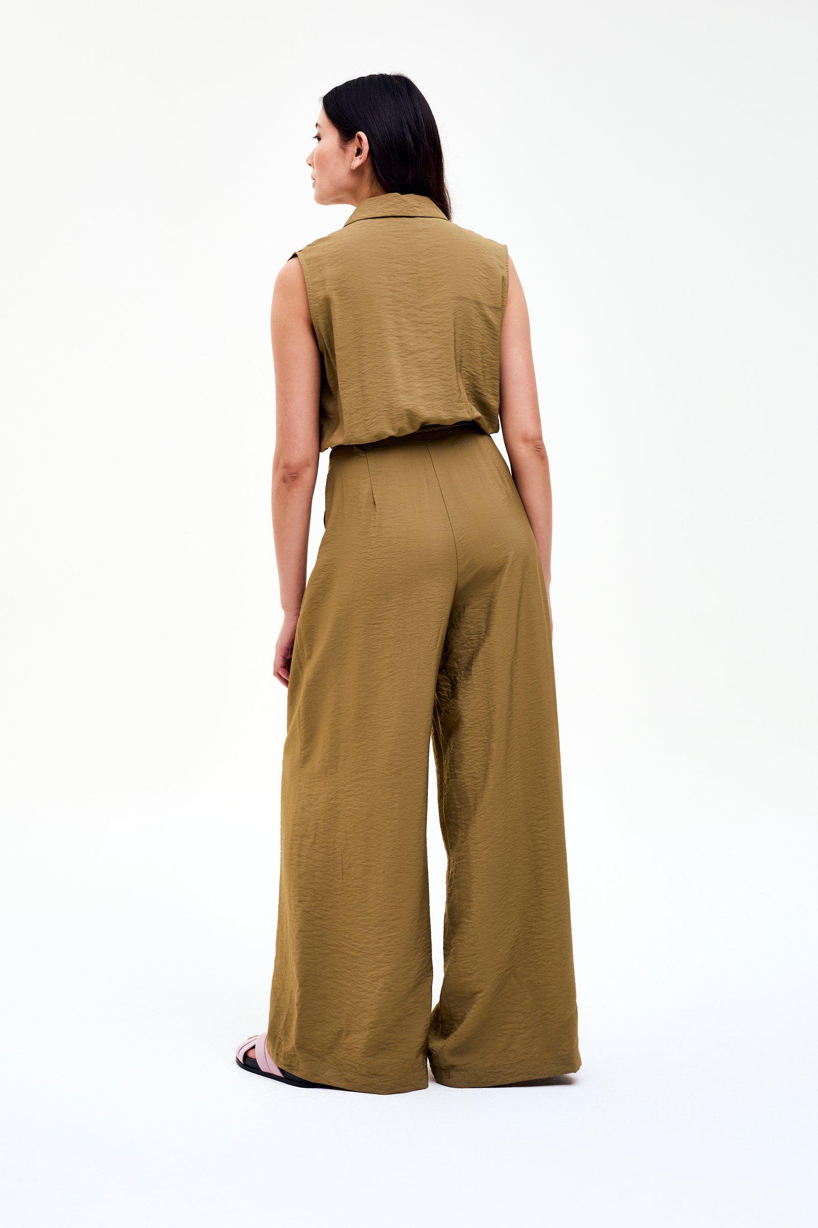 CKS - JANALONG - jumpsuit - khaki