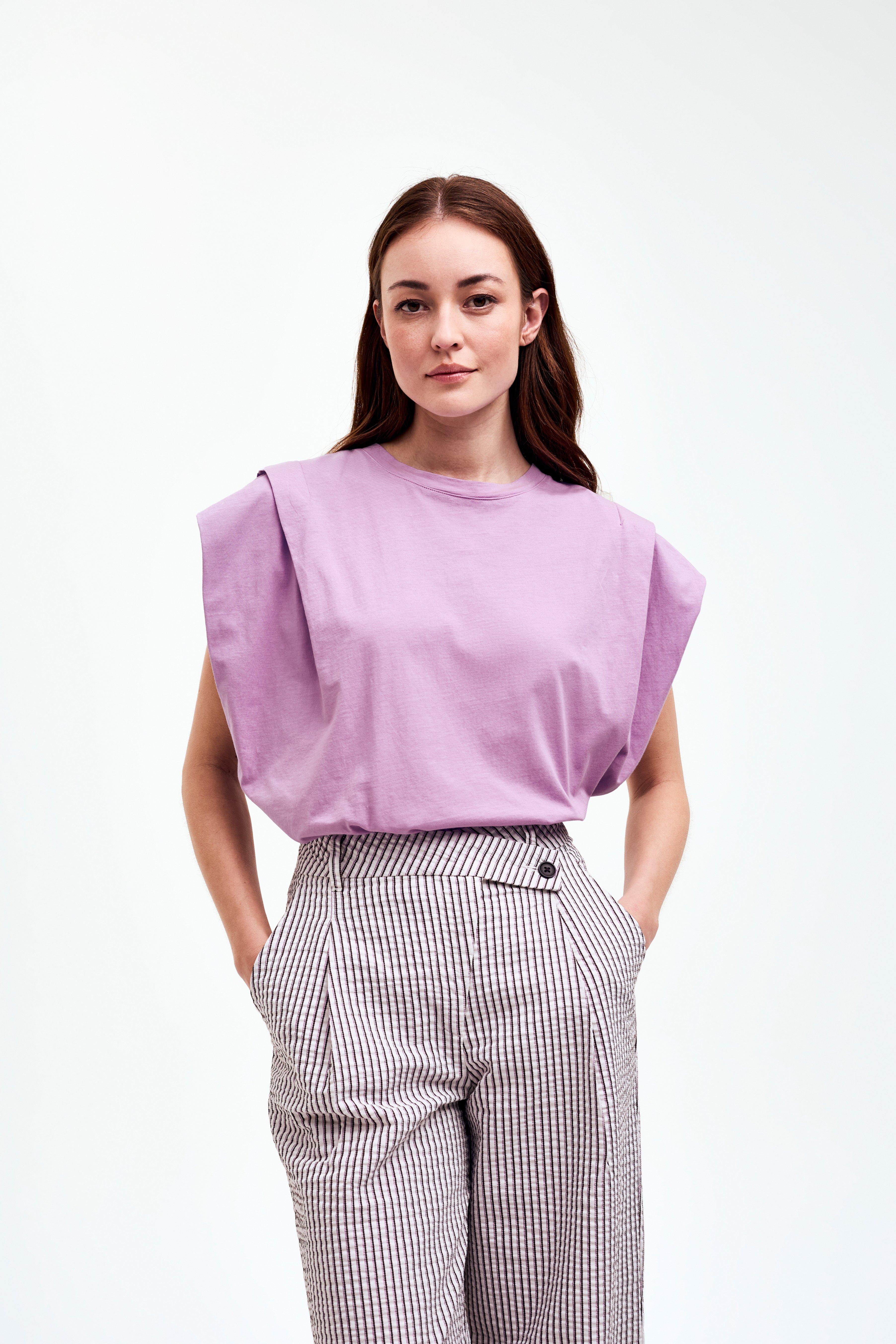 CKS - PAMINA - t-shirt short sleeves - lila