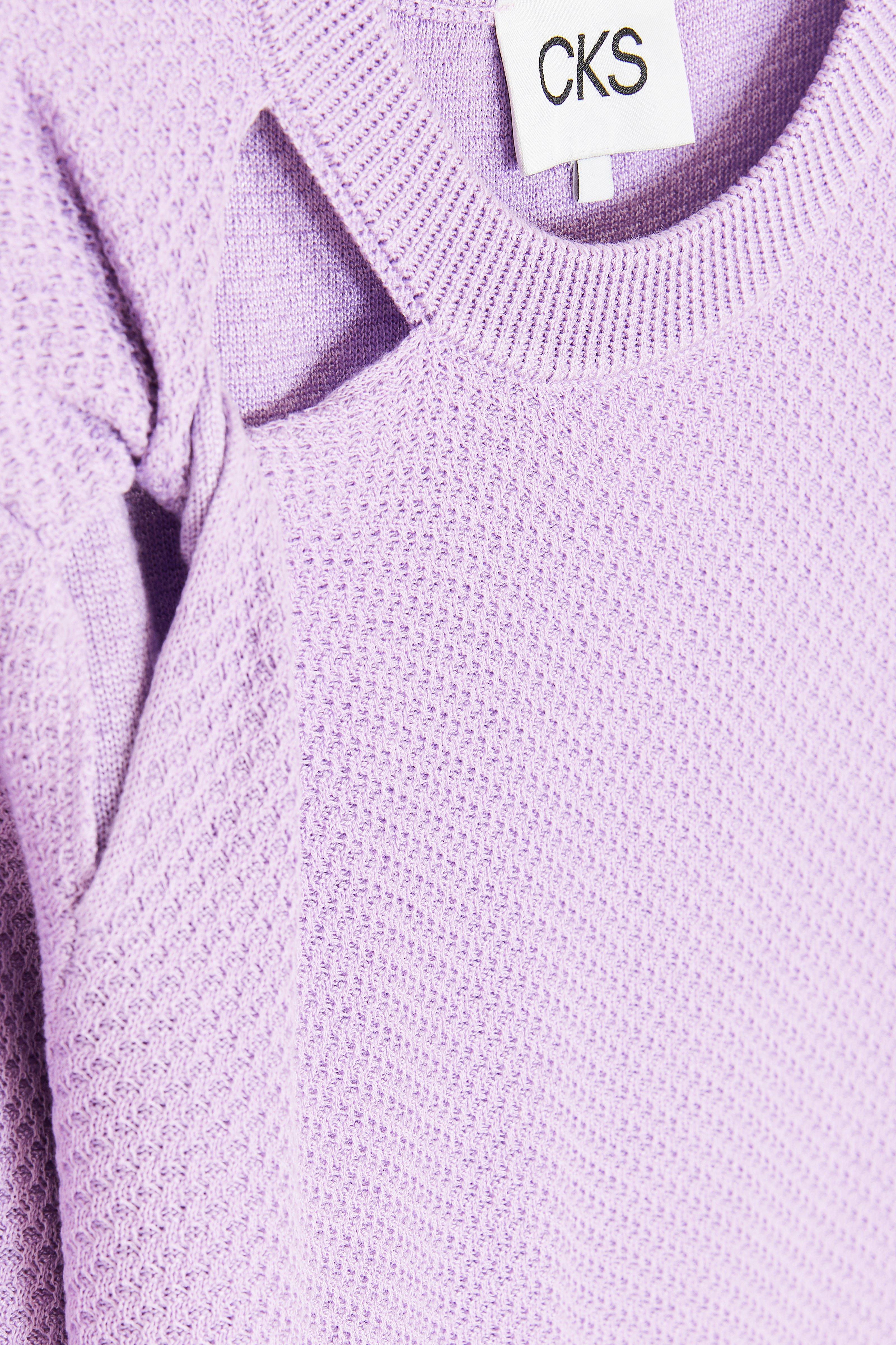 CKS - PINAFLORE - pullover - lilas