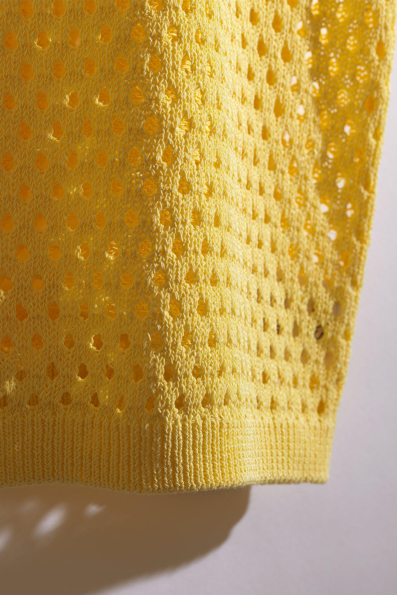 CKS - PINBALL - knitted top - yellow